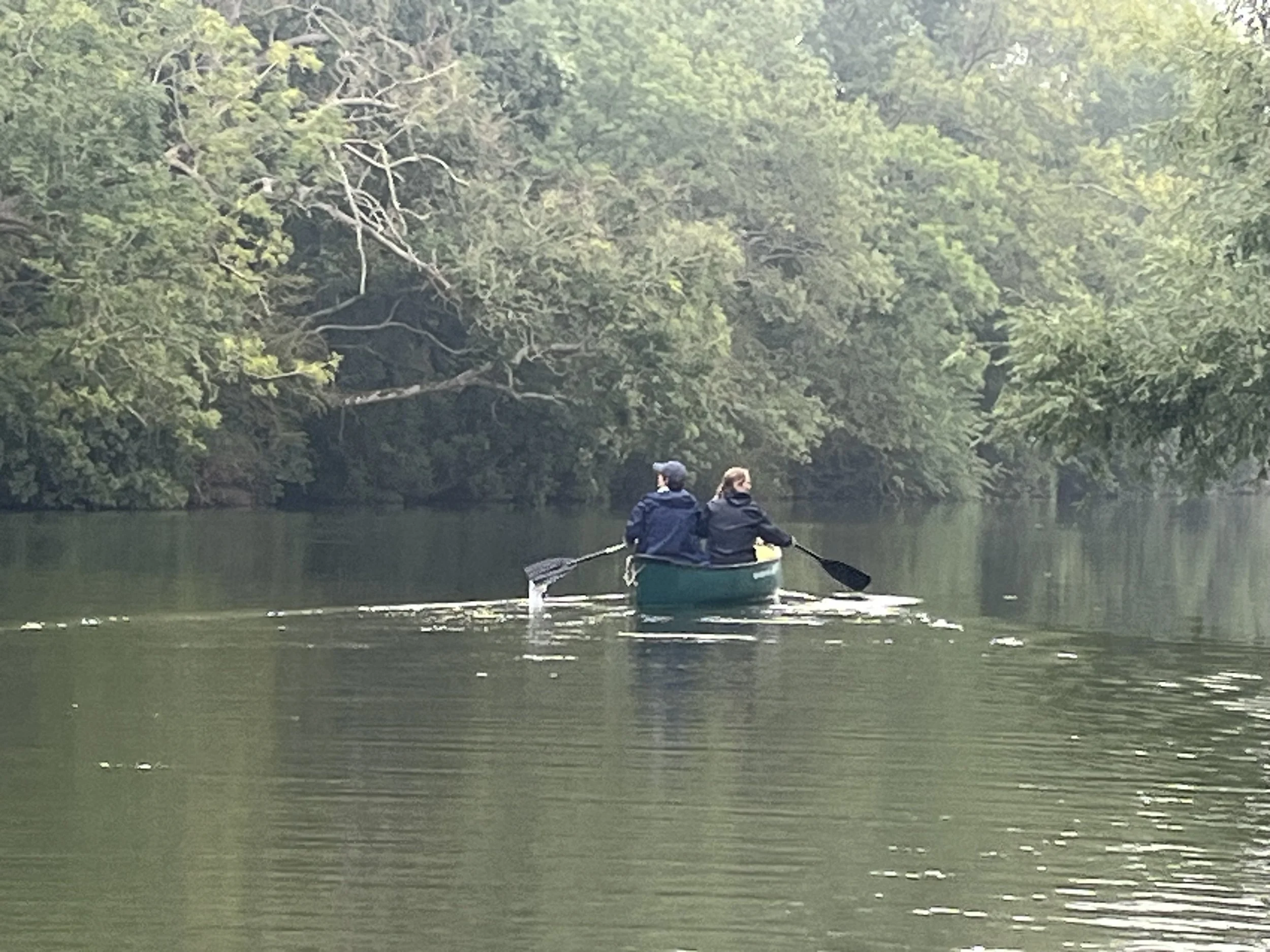 Canoeing on the Thames