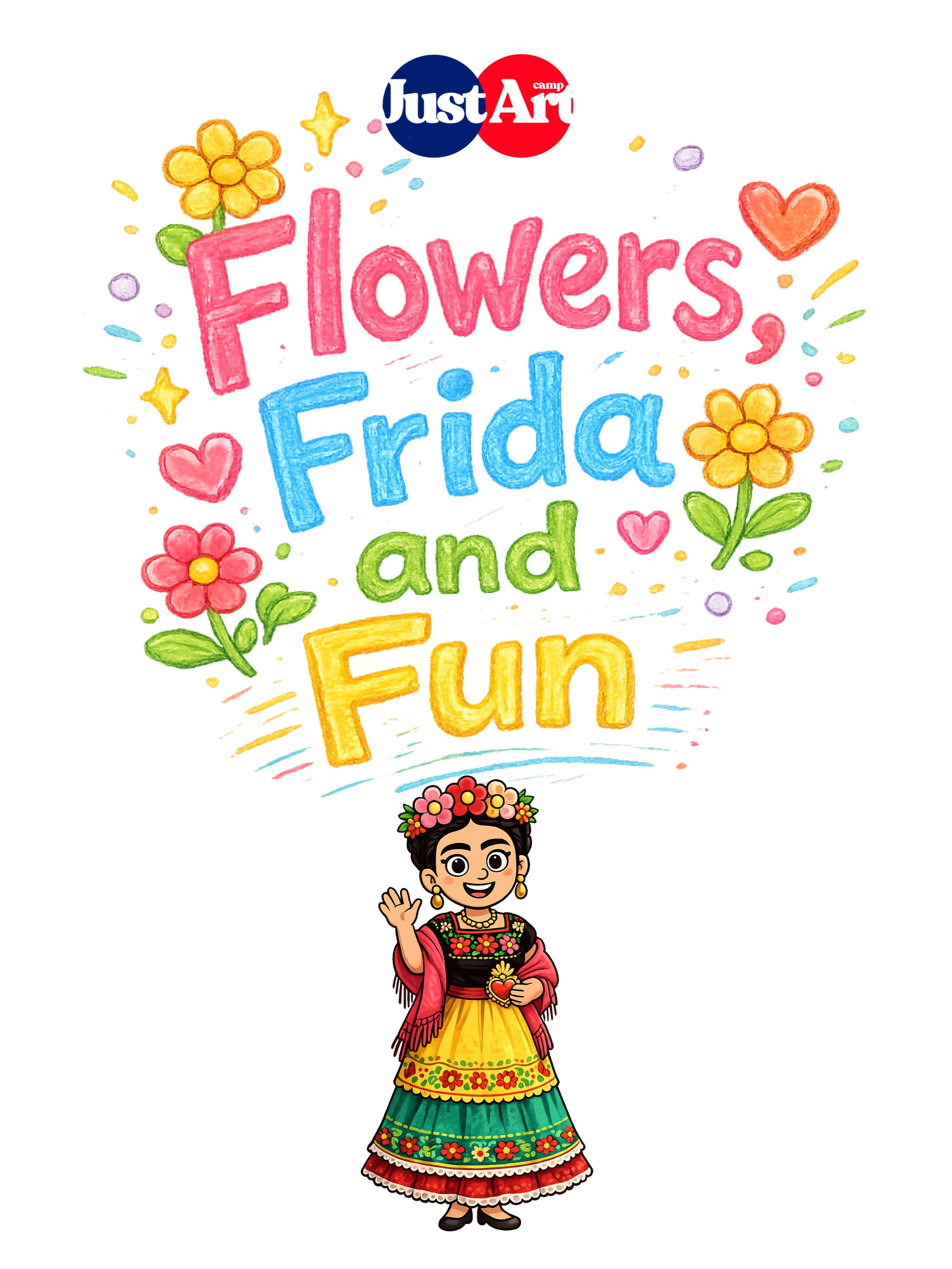 Printable Frida Kahlo Coloring and Activity Book