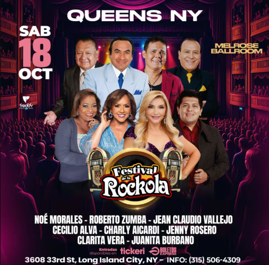 JUKEBOX FESTIVAL | NOÉ MORALES, ROBERTO ZUMBA, JEAN CLAUDI VALLEJO, CECILIO ALVA, CHARLY AICARDI, JENNY ROSERO, CLARITA VERA, JUANITA BURBANO in Astoria, NY