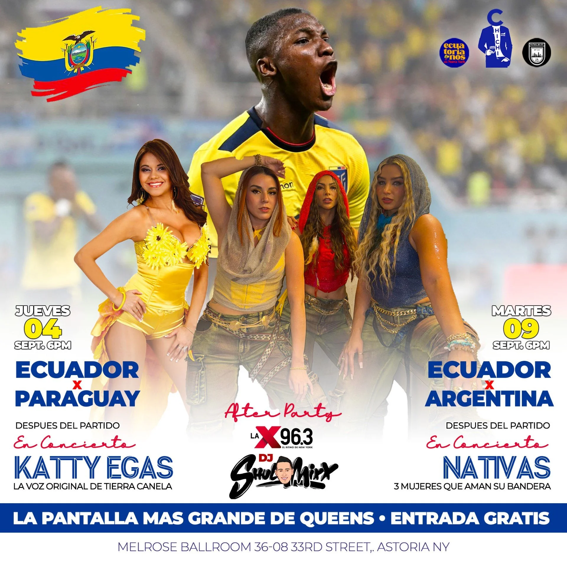 Welcome to Soccer in NY: ECUADOR vs PARAGUAY
