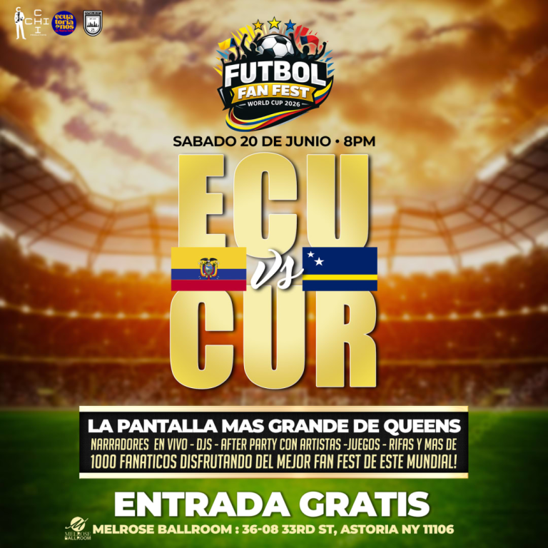ECUADOR vs CURACAO - #1 FUTBOL FAN FEST VIEWING PARTY