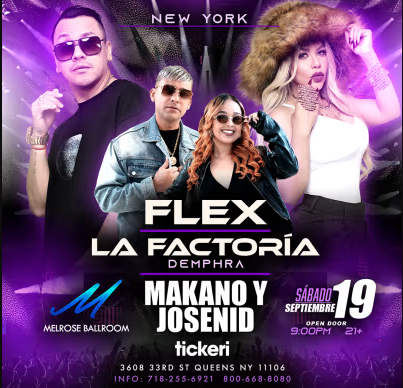 Flex & Makano & Demphra from La Factoria & Josenid in concert in Queens