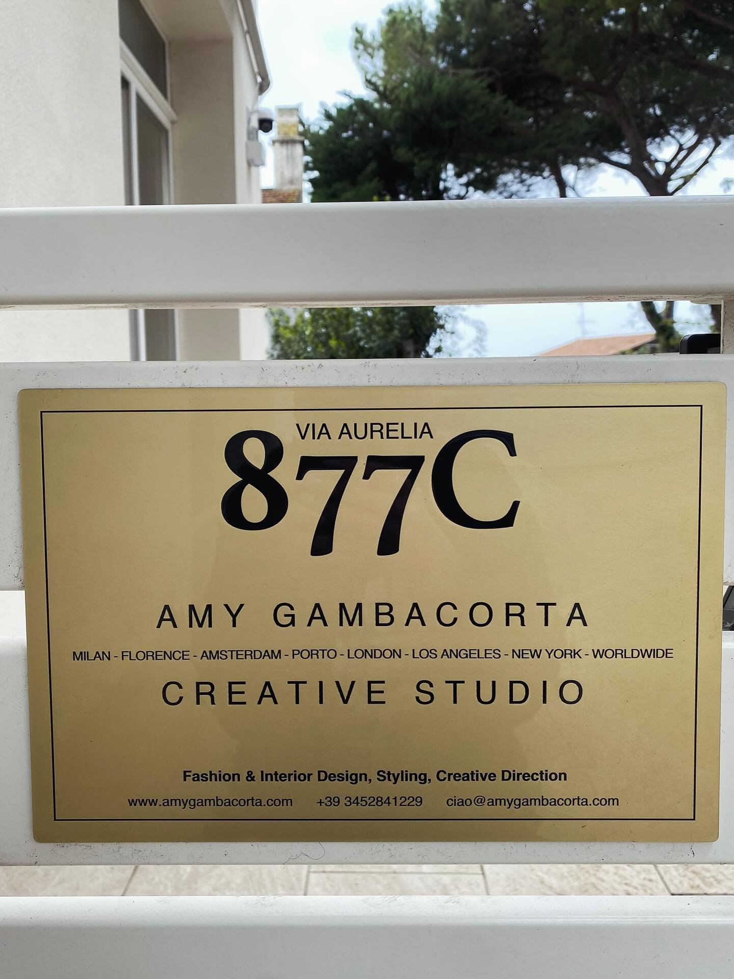 Tuscany Design Studio : BY APPOINTMENT ONLY. 

www.amygambacorta.com

Amy Gambacorta Creative Studio : Working with brands to create concepts and collections

Creative Design services, Creative Direction, Styling &amp; Fashion Consulting

.
.
.
.
.
.