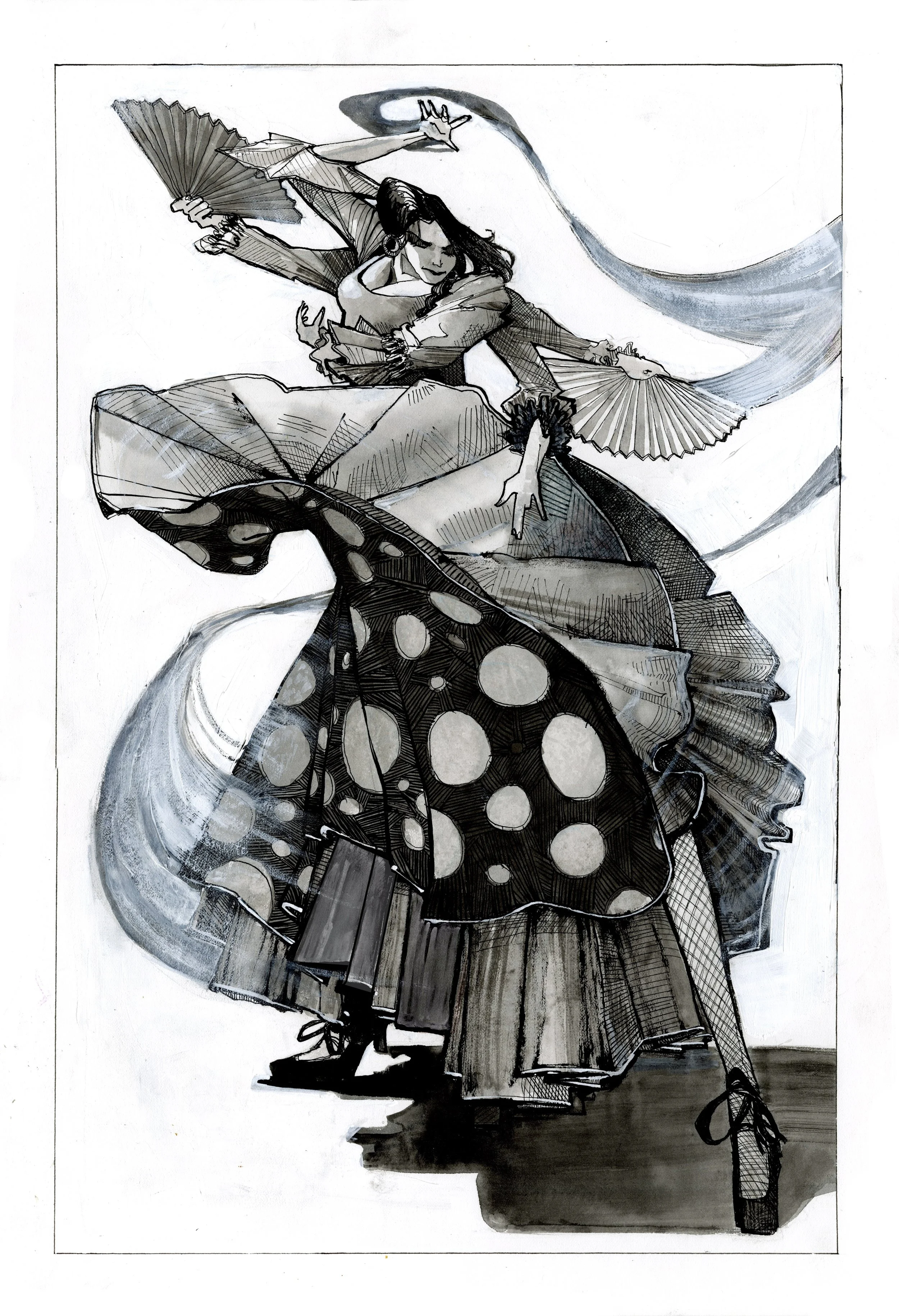 The Dancer - Original Drawing