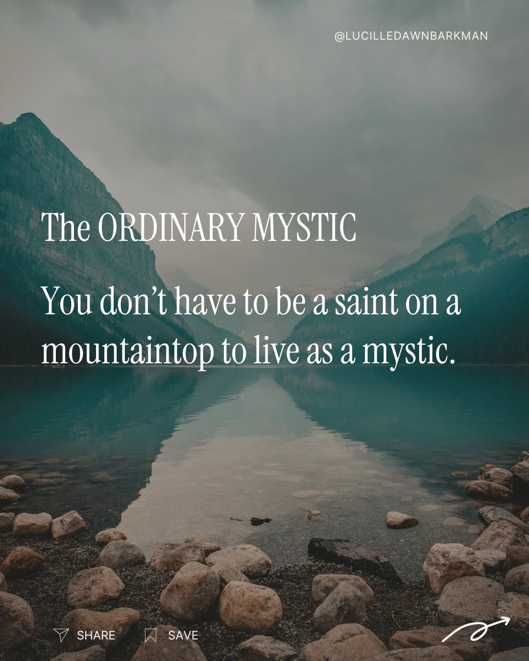 You don't need a mountaintop to find the divine. 
This is the life of The Ordinary Mystic.
She doesn't escape the world; she notices the sacred woven right into the ordinary.
Mysticism isn't a faraway destination. It's already here&mdash;in your sile