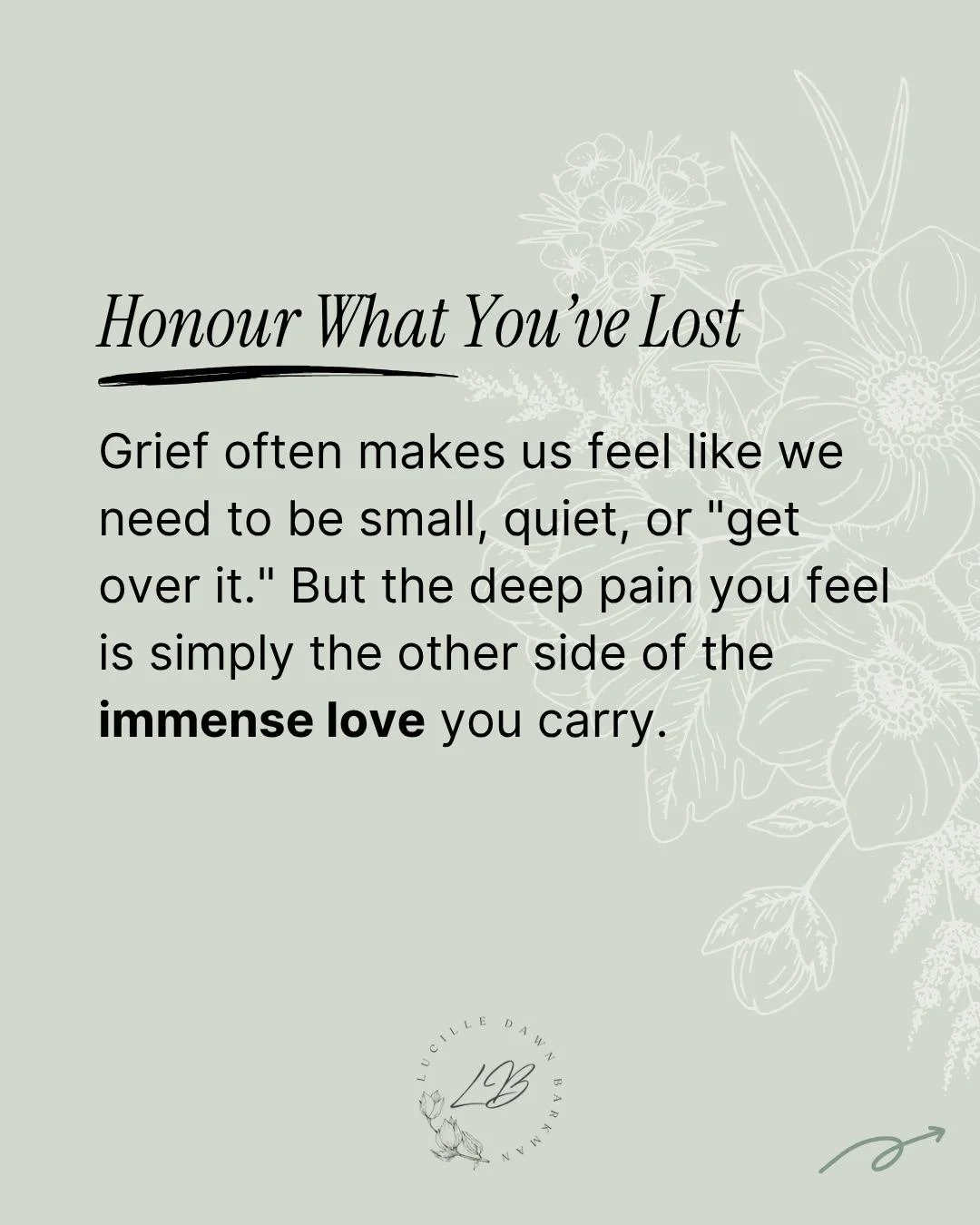 Remember: Grief is not a passive state. It is an active, ongoing process of learning how to live with the absence of something you deeply loved. Give your love a space to breathe, and in doing so, you give yourself permission to heal.

If you&rsquo;r
