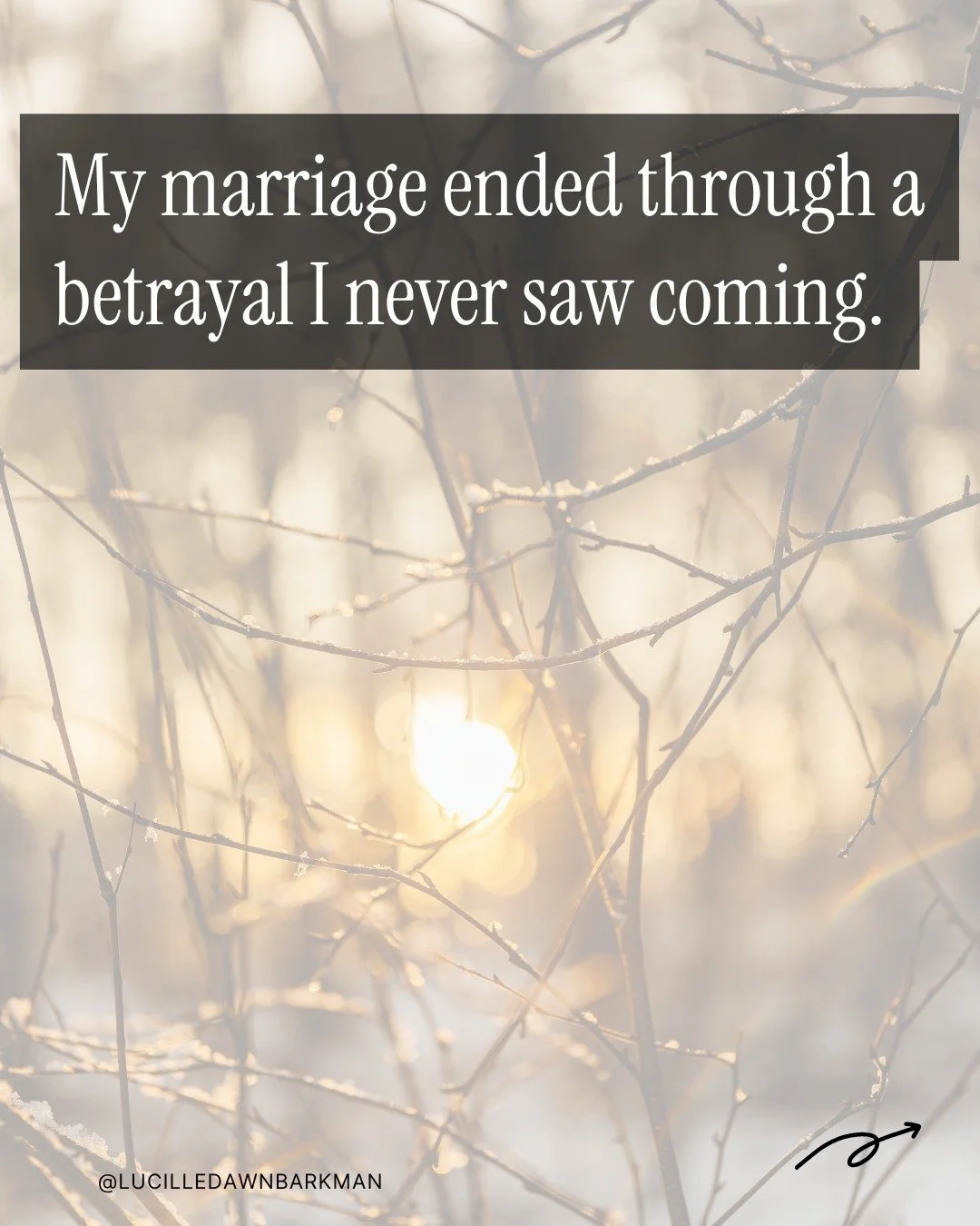 I no longer share my story to reopen old wounds&hellip;
I share it so someone else can feel less alone in theirs.

Visit my website for my free guide with journal prompts for life transitions.
https://www.lucilledawnbarkman.com/store/p/journal-prompt