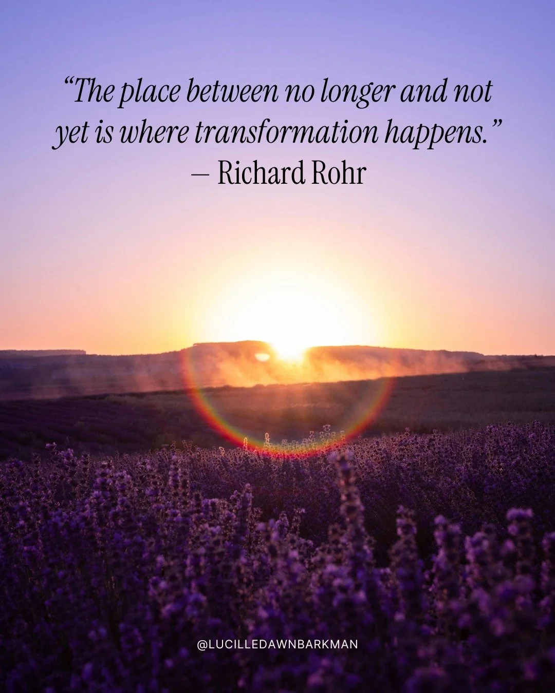 Finding peace in the "in-between." 🌅 Transformation isn't a destination; it&rsquo;s what happens in the waiting.

#LiminalSpace #PersonalGrowth #Mindfulness #Transformation #InBetween #InnerPeace #TheInBetween #WomenInTransition