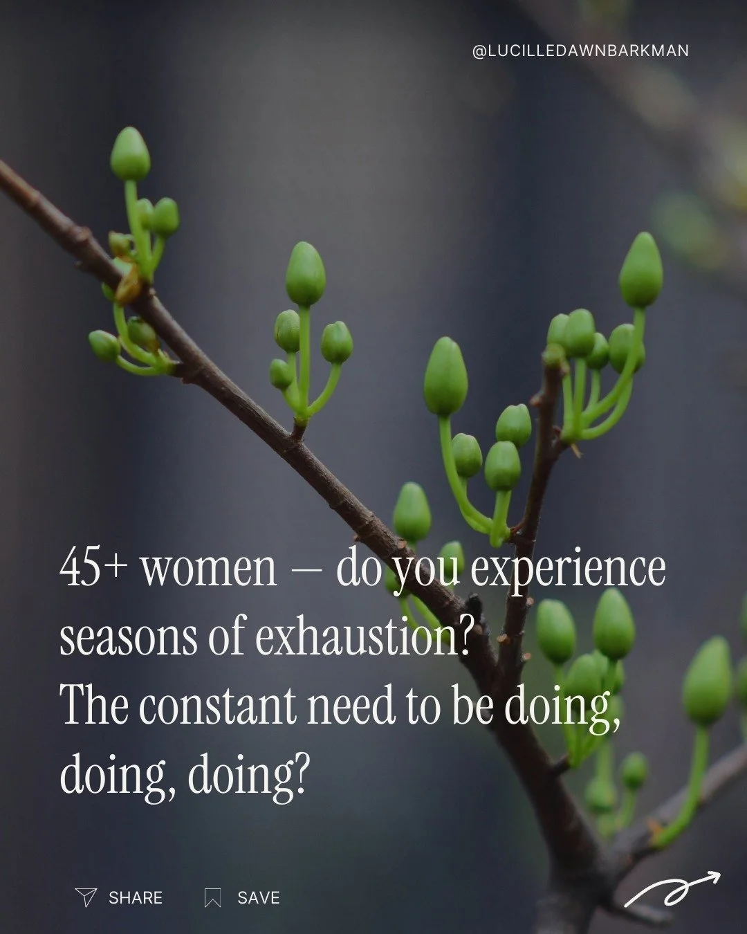 You cannot pour from an empty cup.
If we do not stop and care for ourselves, 
there will come a time when our bodies will stop us.

When that happens it will take a lot longer to recover.
Where do you need to pause?

#WomenOver45 #MidlifeWomen #SelfC