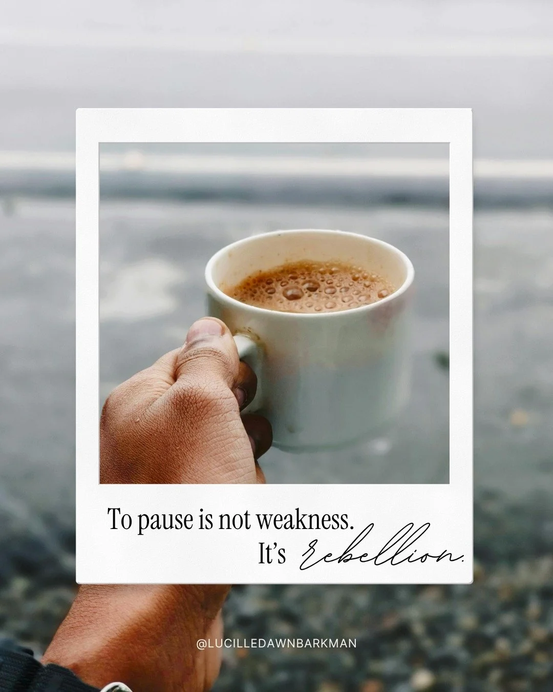 We&rsquo;re taught that constant movement is the only way to succeed. But in a society that profits from your exhaustion, taking a breath is a radical act. ✊🔥

Choosing to stop when the world tells you to "keep grinding" isn't laziness&mda