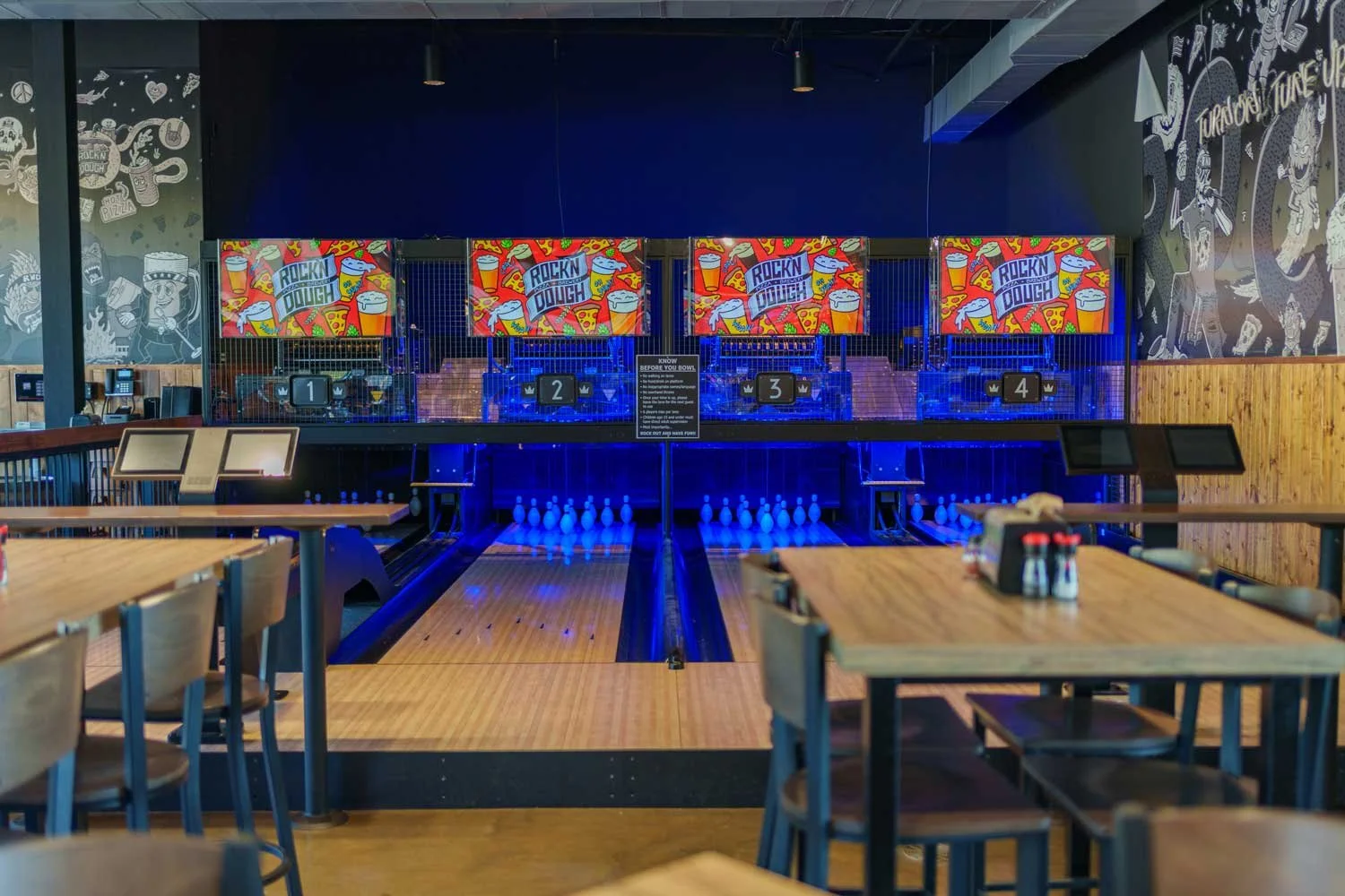TV installations at Rock N Dough Pizza