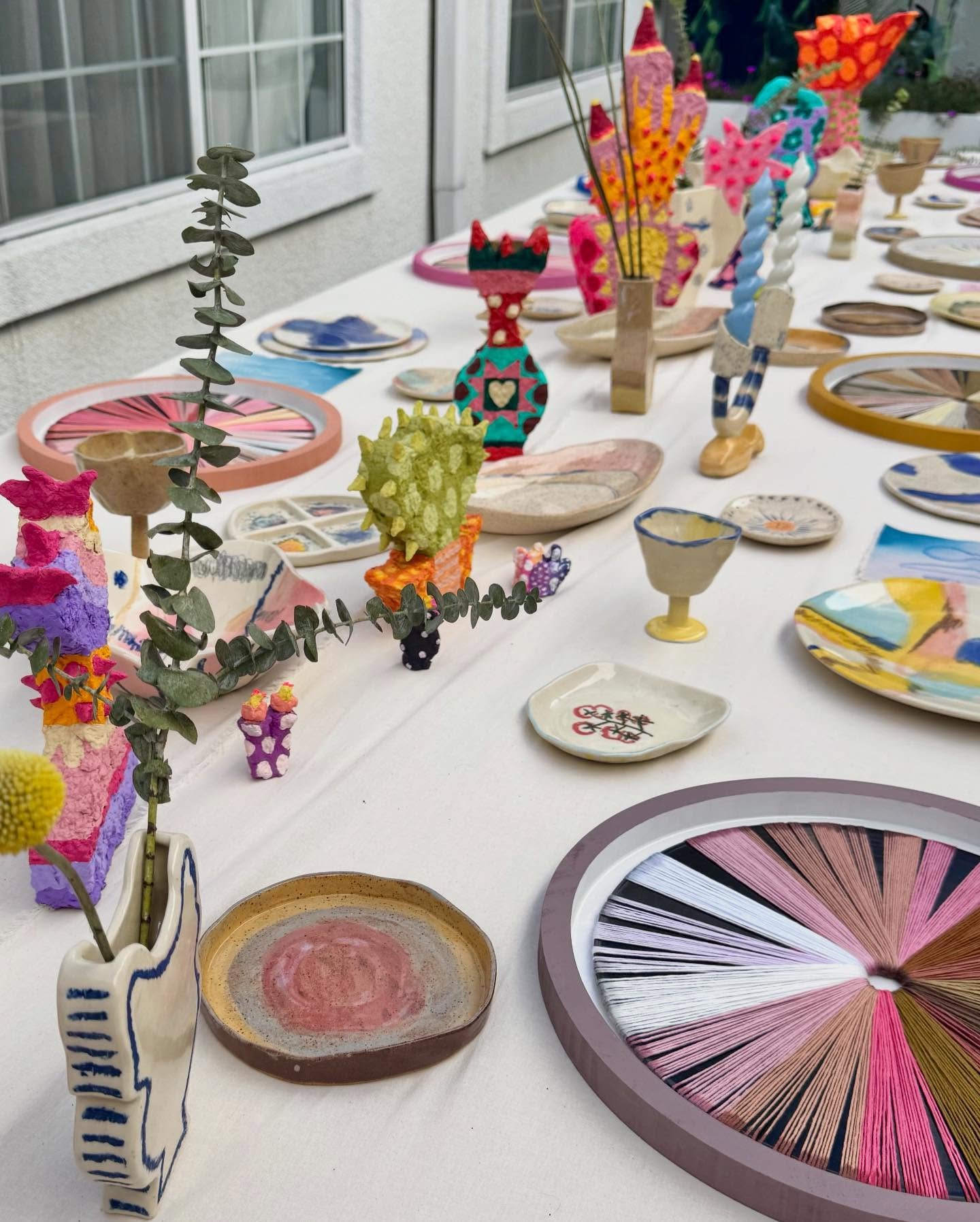 Opening day &amp; night yesterday was amazing @startupartfair ❤️ Thank you to everyone who came by and connected with us!(and huge thanks to those who brought artworks home :)

Visit the &lsquo;Jardin Dinner Party&rsquo; installation at @startupartfa