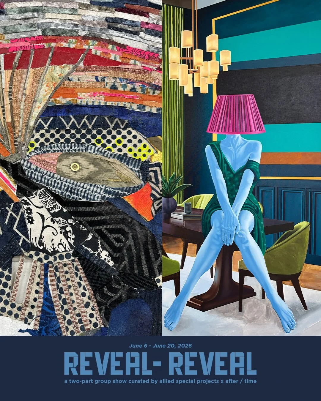 It&rsquo;s already the month of May!?!
That means the &lsquo;Reveal-Reveal&rsquo; exhibition opens next month on June 6th - mark you calendars!
It is a two-part exhibition and collaboration between @alliedspecialprojects (LA) x @aftertimegallery (Por