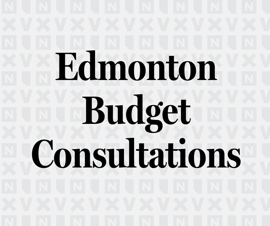 Edmonton Budget Consultations