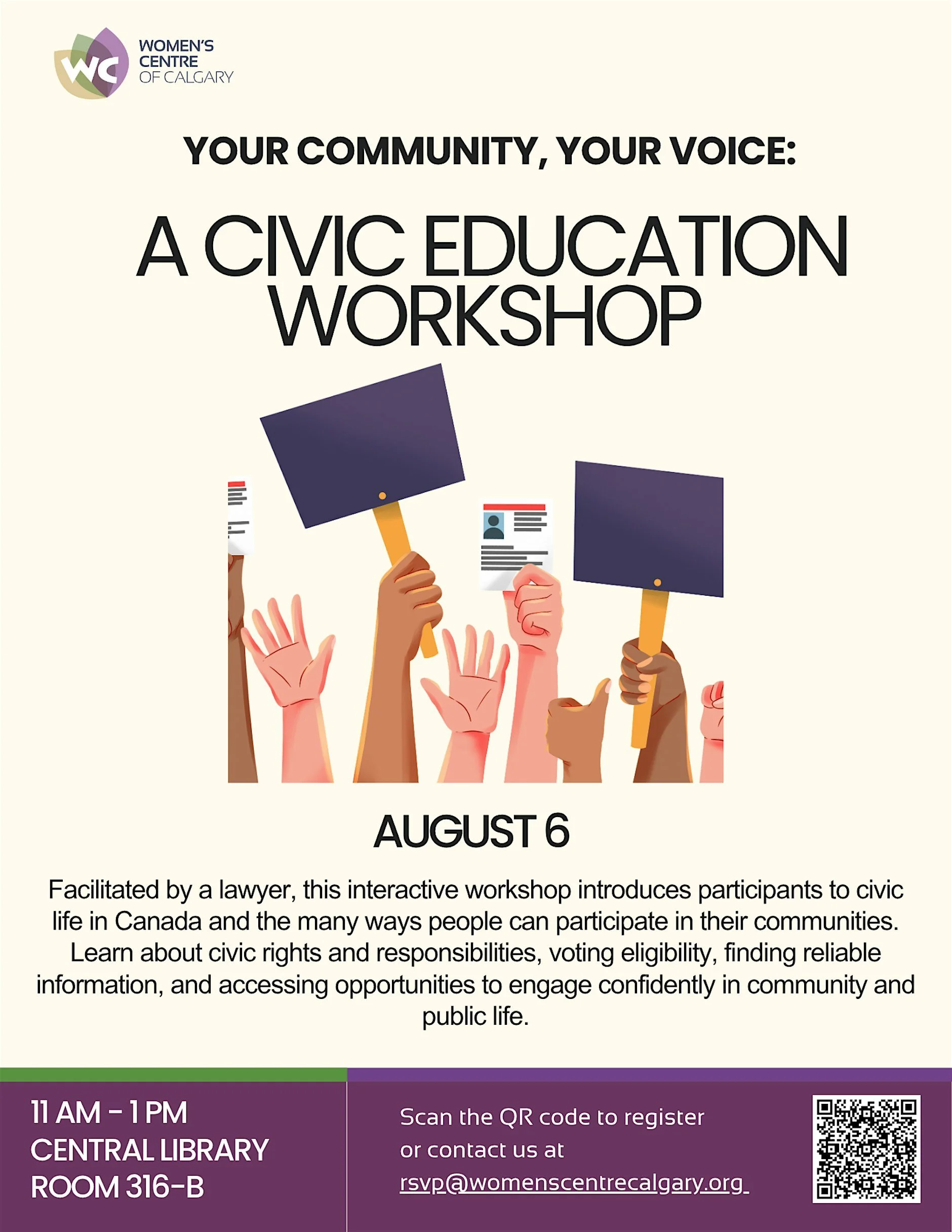 Your Community, Your Voice: A Civic Education Workshop