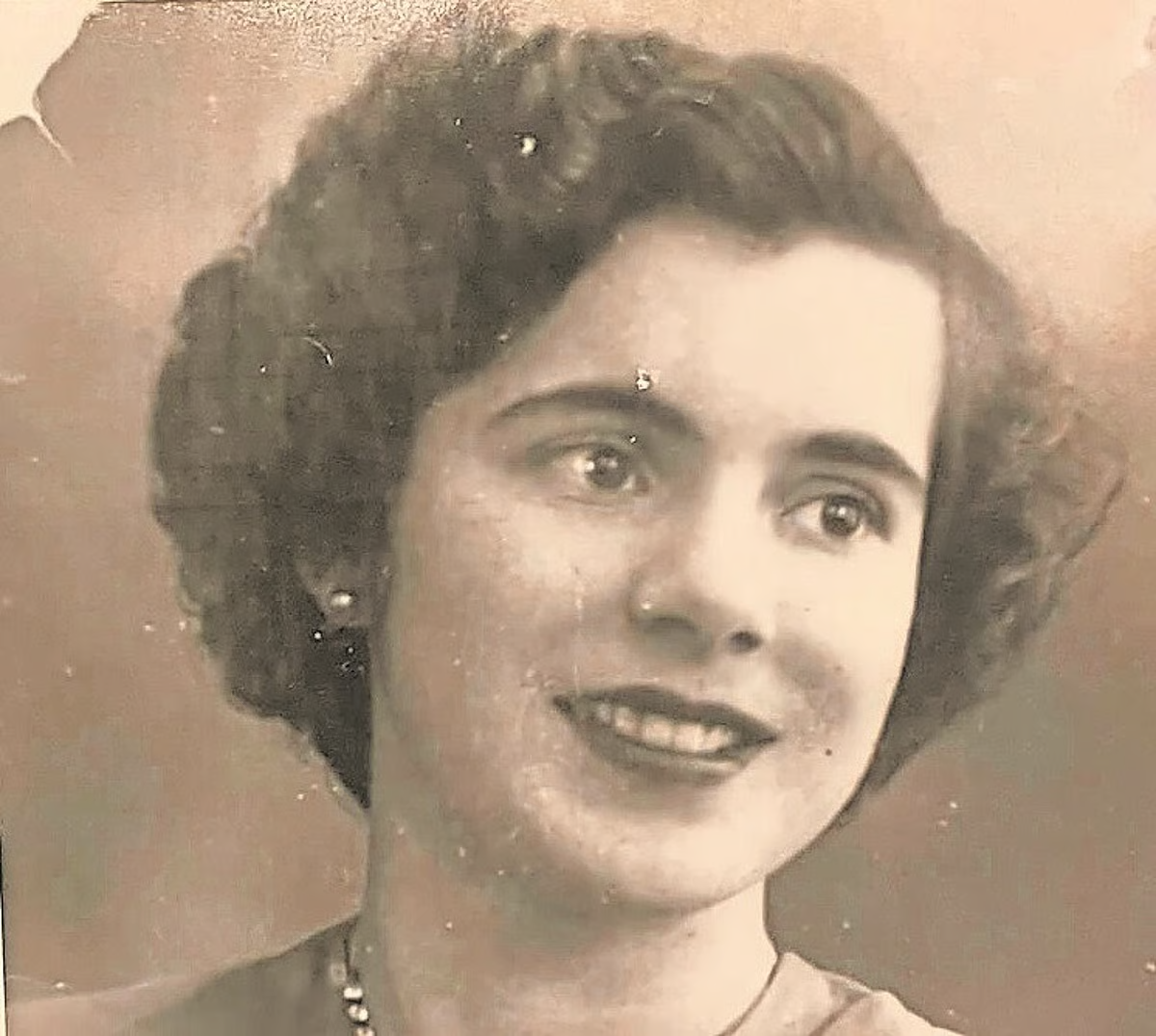 Celeste Caeiro de joven