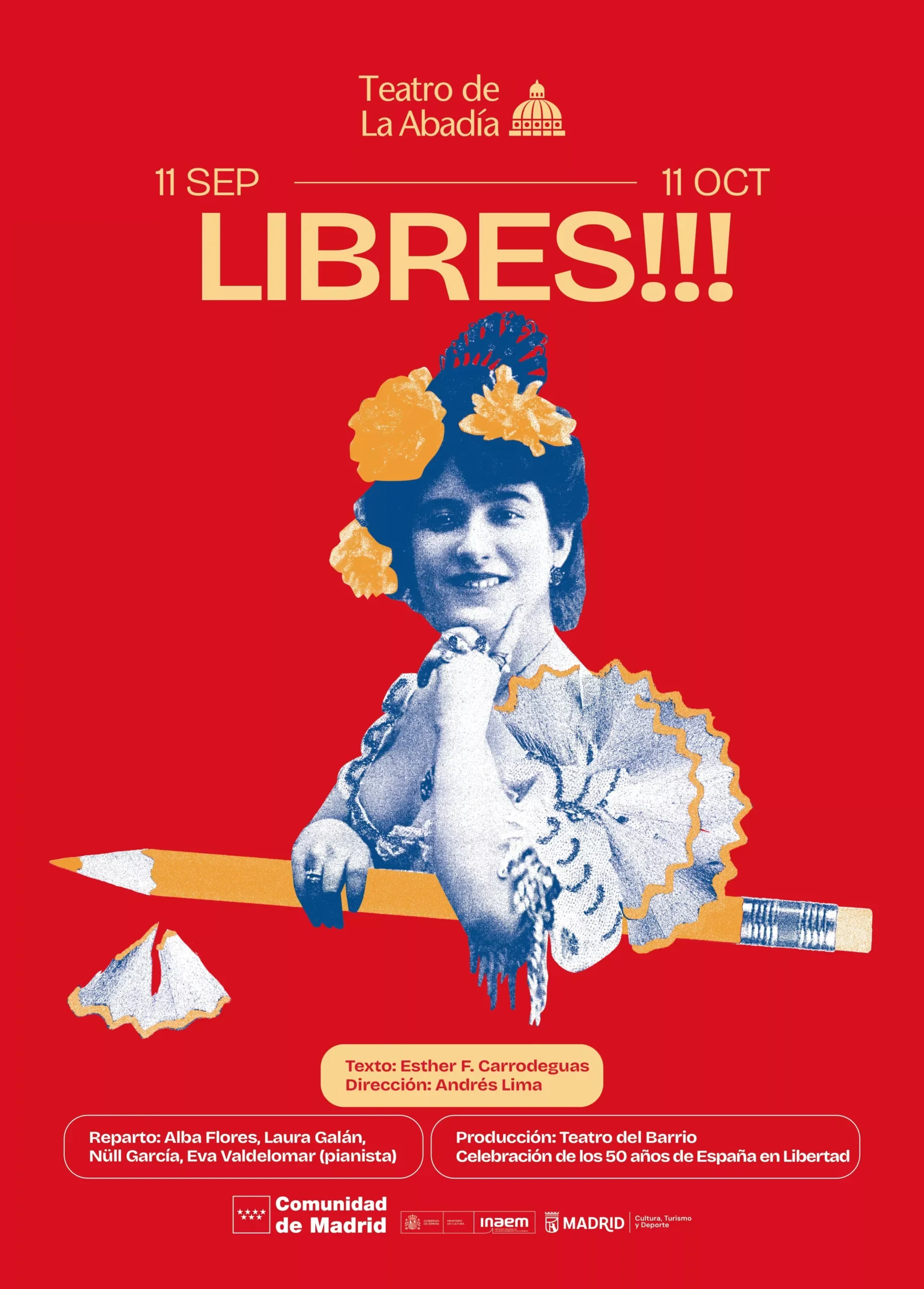 Cartel "LIBRES!!!"