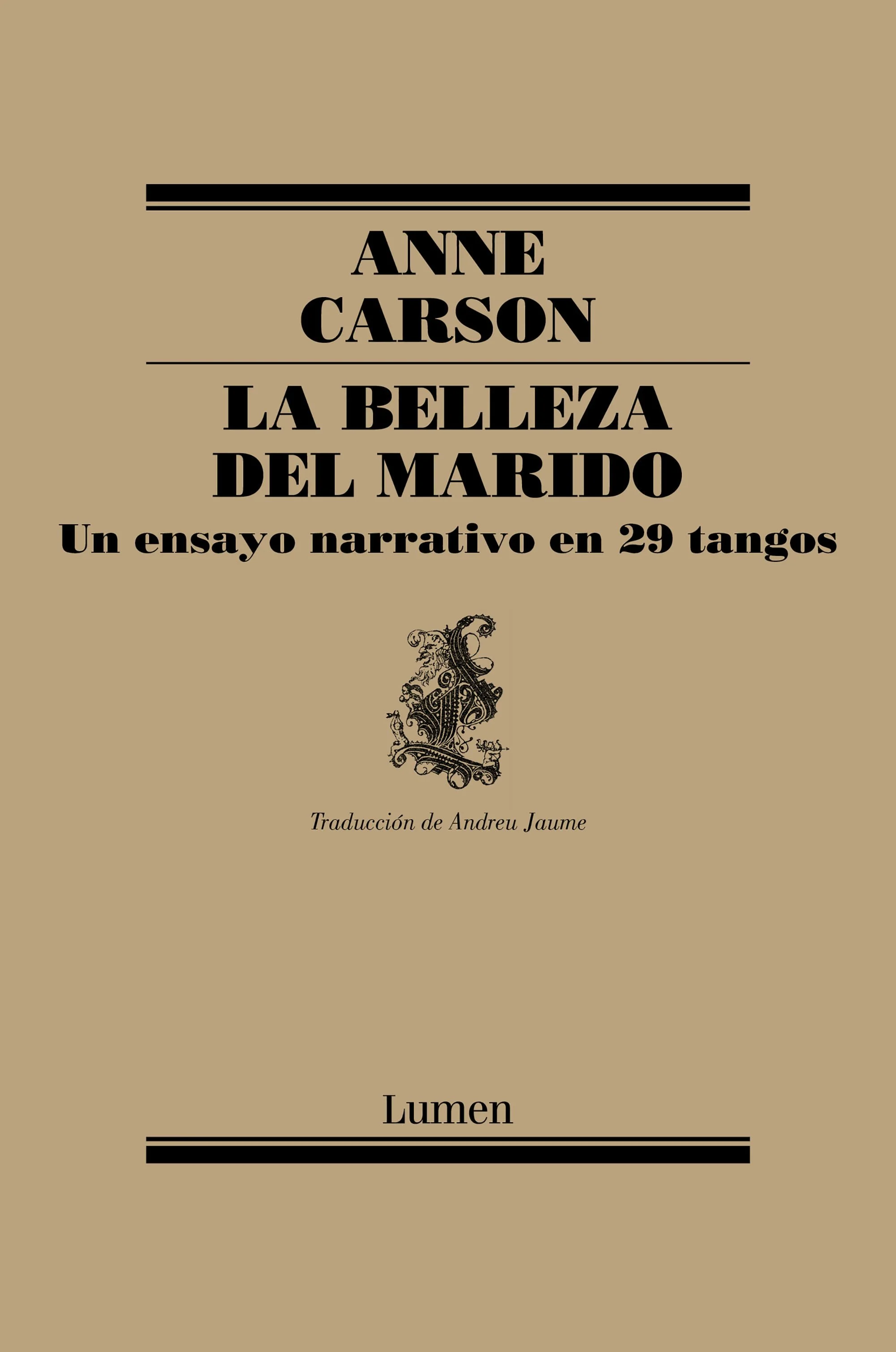 Portada del libro "La belleza del marido"