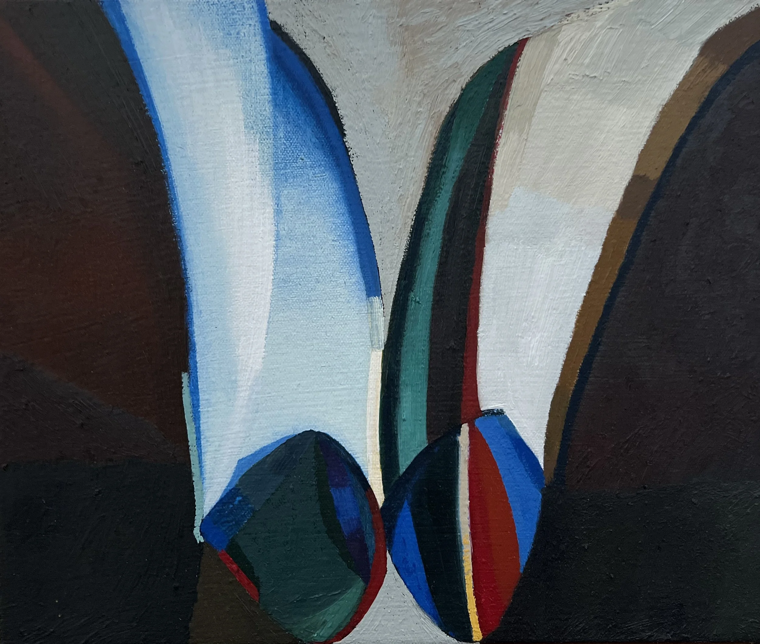 My Hearts Broken But Rocks Are Hard, 2026. Oil on canvas - 10 3/4 x 12 3/4 in