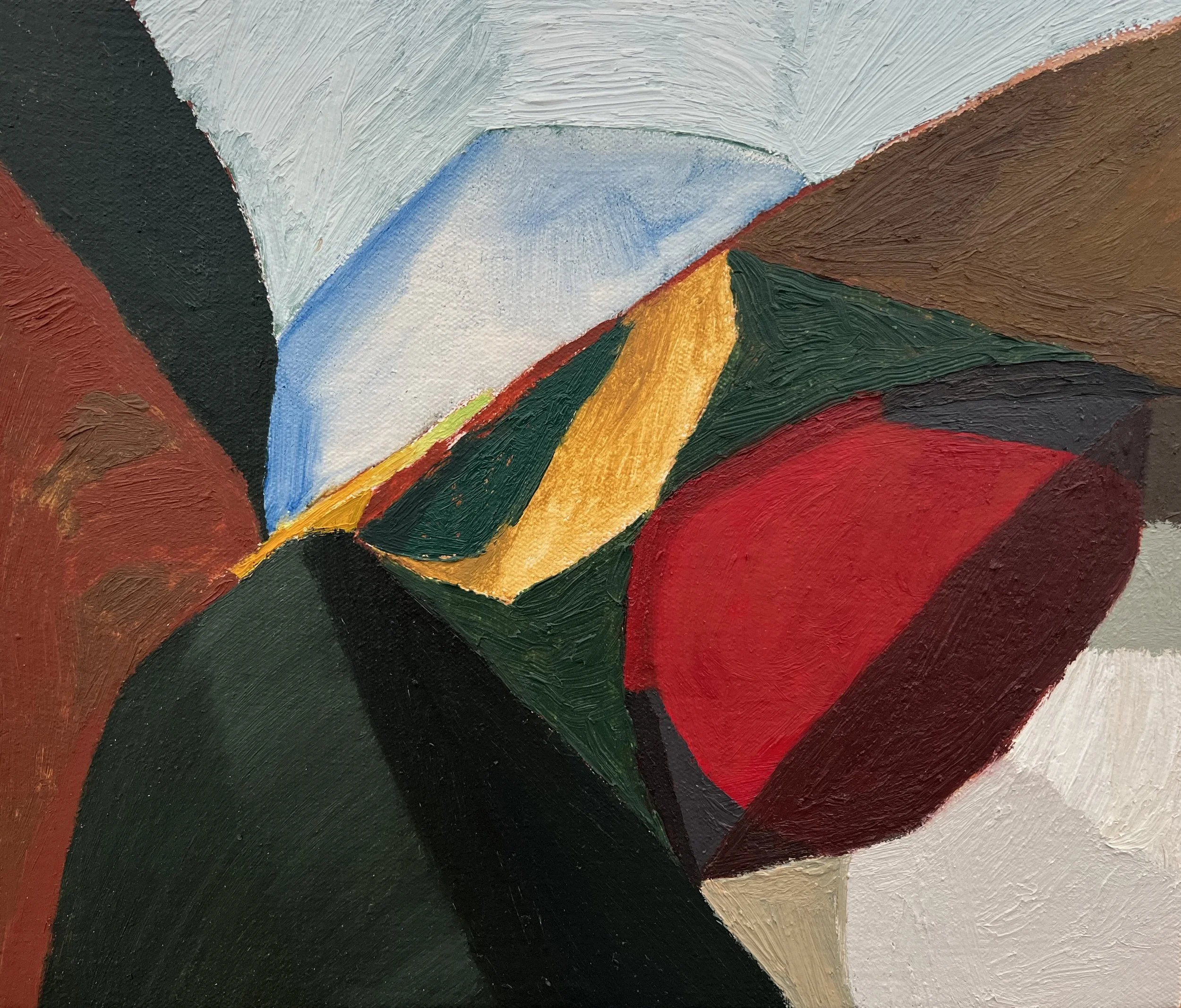 All the Desire of a Tomcat Neutered Yet Not, 2026. Oil on canvas - 10 3/8 x 12 3/8 in