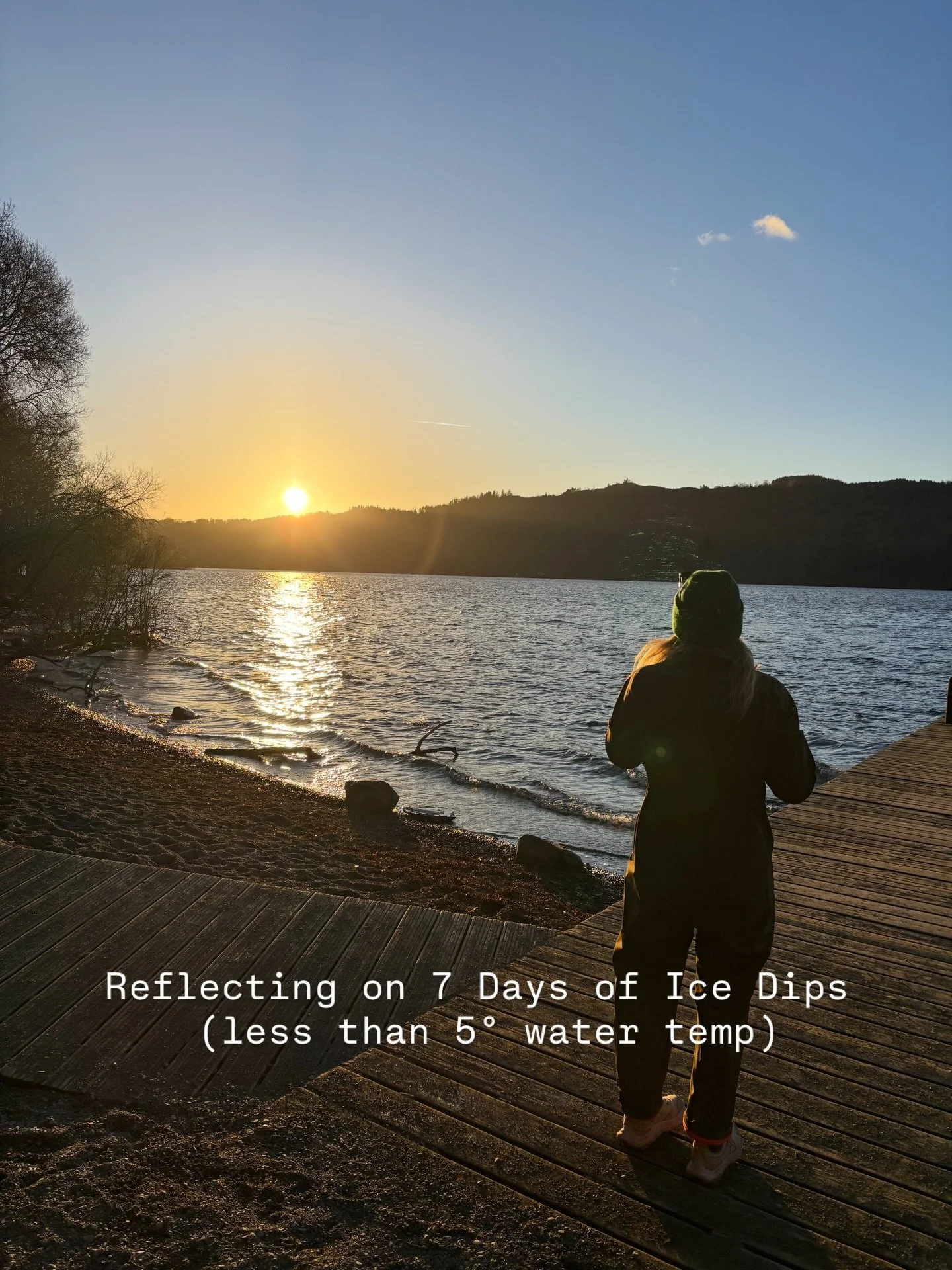 One whole week of plunging into icy temps to raise money for @crisis_uk &hearts;️.

I haven&rsquo;t been dipping very regularly over the last year and so I&rsquo;m super proud of myself for being able to get into the cold temps that we have had, all 