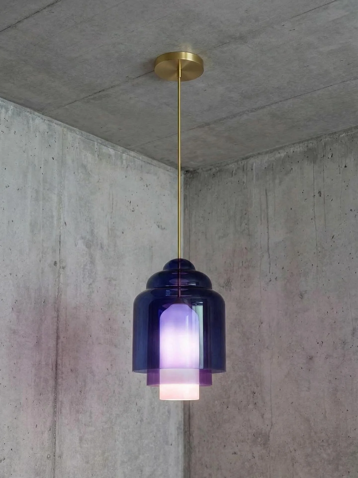 &bull; V I S T A x C U R I O &bull;

The Vista Pendant transforms any space into a gallery of light and color. Drawing inspiration from the multifoil arches of Mughal architecture, the pendant&rsquo;s layered glass design captures perspective and arc