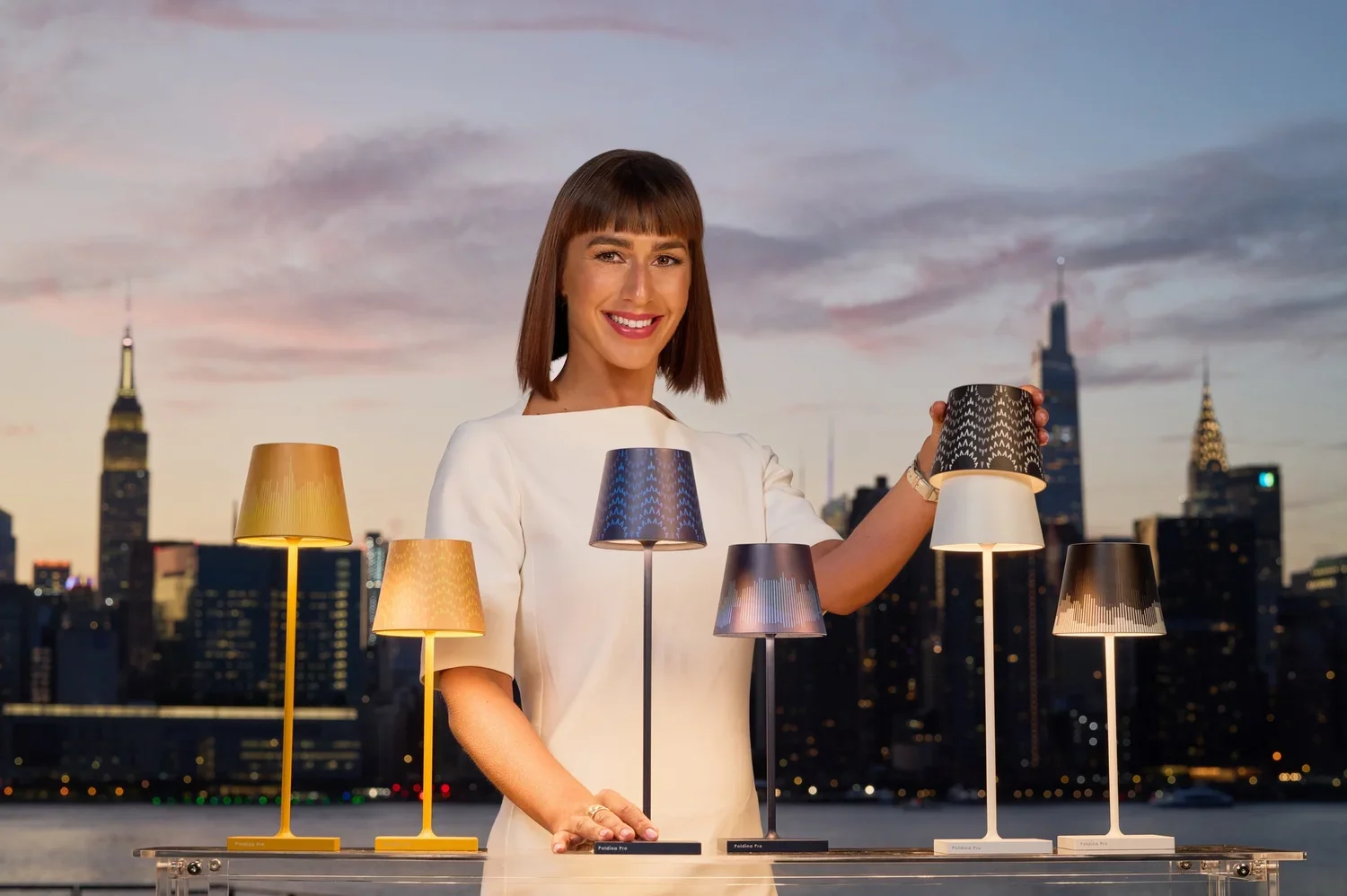 Skyline Lamp Shade. Zafferano, Lighting