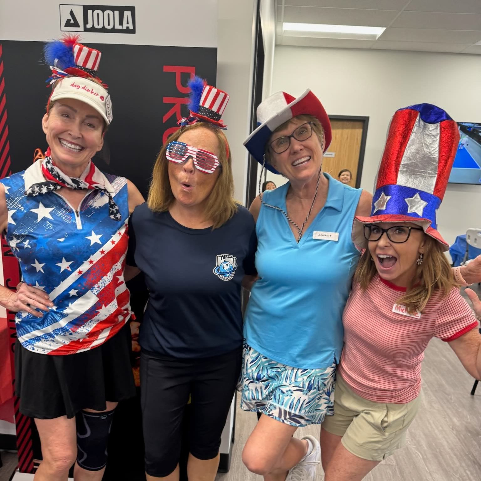 Fireworks weren't the only things flying this weekend...
We had an absolute blast celebrating the 4th of July weekend with our All World Pickleball crew! #awpevents
From red, white & blue outfits to a table full of delicious potluck favorites,