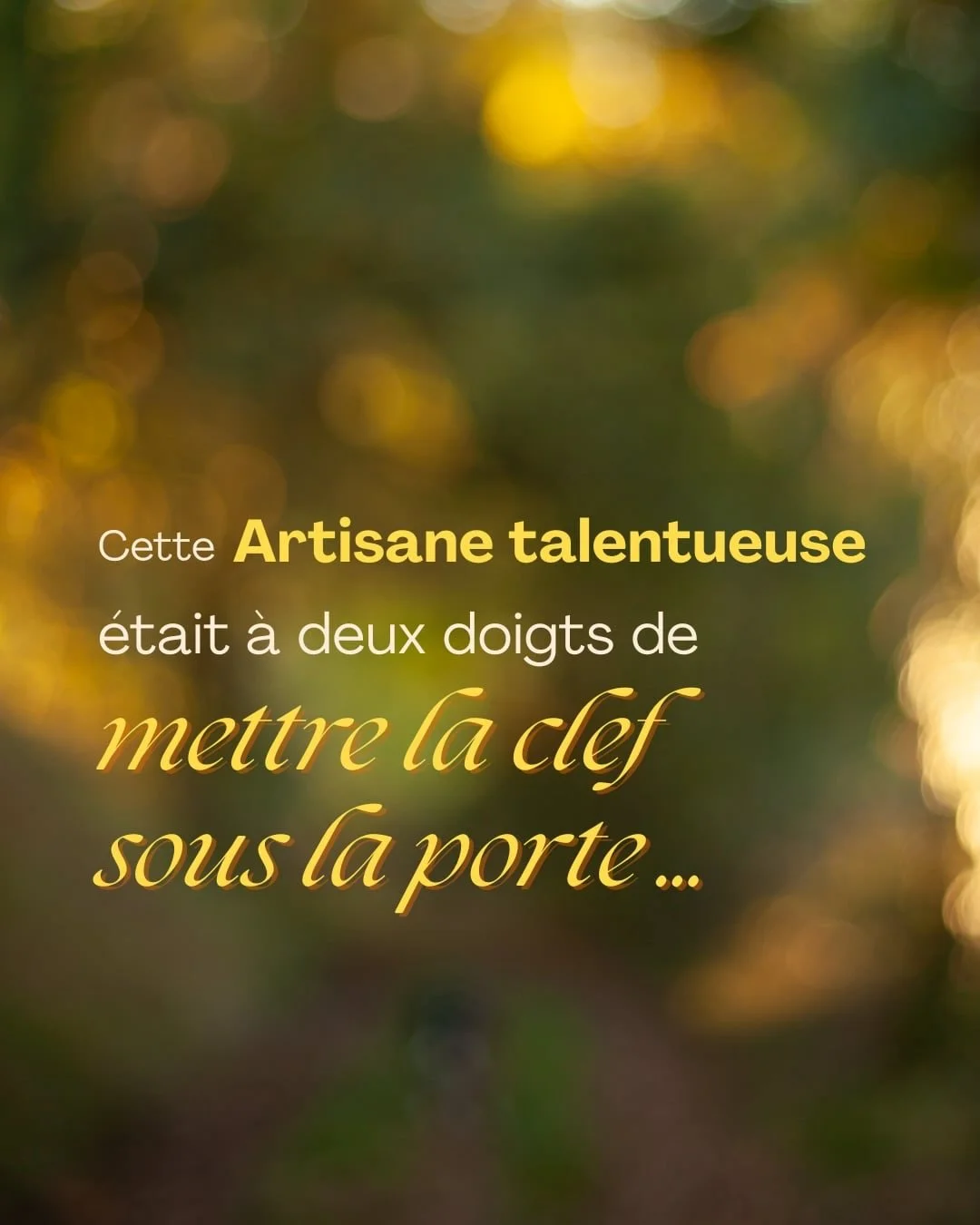 Ce qui a tout chang&eacute; pour elle,

Sophie a simplement apprit comment cr&eacute;er des photos qui g&eacute;n&egrave;rent une connexion et du lien avec ses clientes !

Et chaque &eacute;tape de la formation a pu l&rsquo;amener &agrave; cette pris