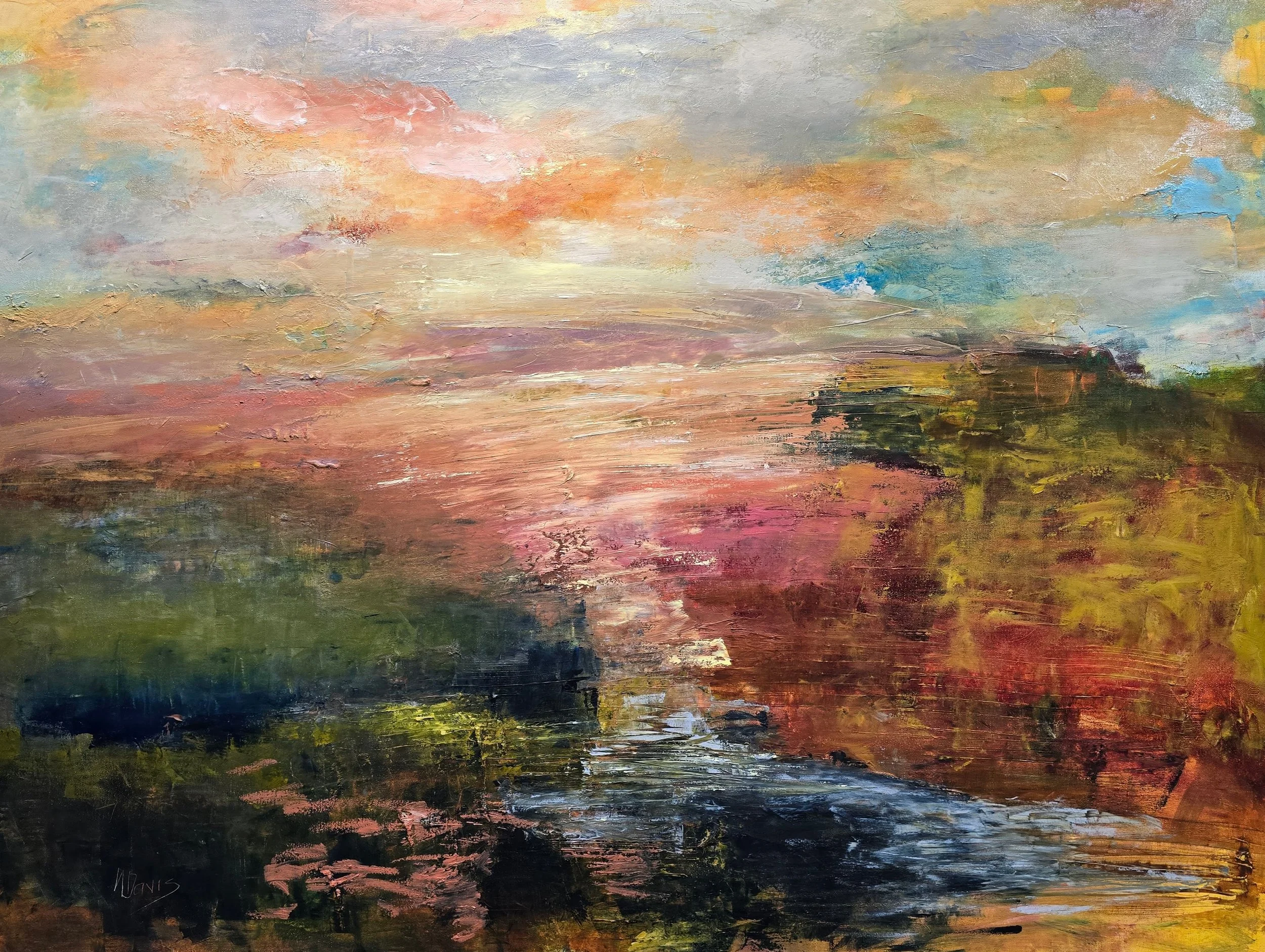 CHANGING LIGHT, 36x48, oil on canvas