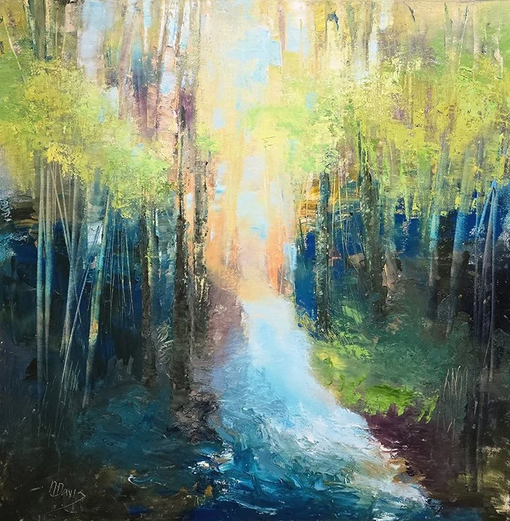 HEART OF THE FOREST, 36x36, oil on canvas