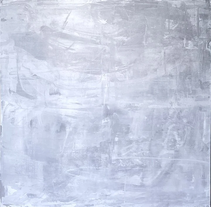 PARLEYS, 48 x 48, mixed media on canvas