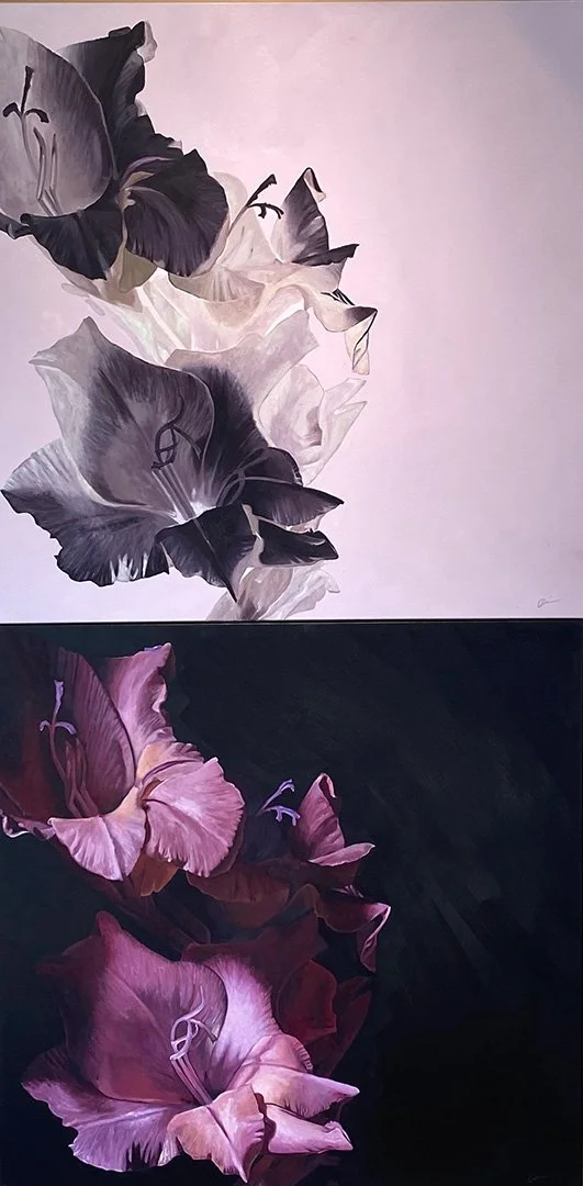 THE REVERSAL OF, 72 x 36, oil on canvas