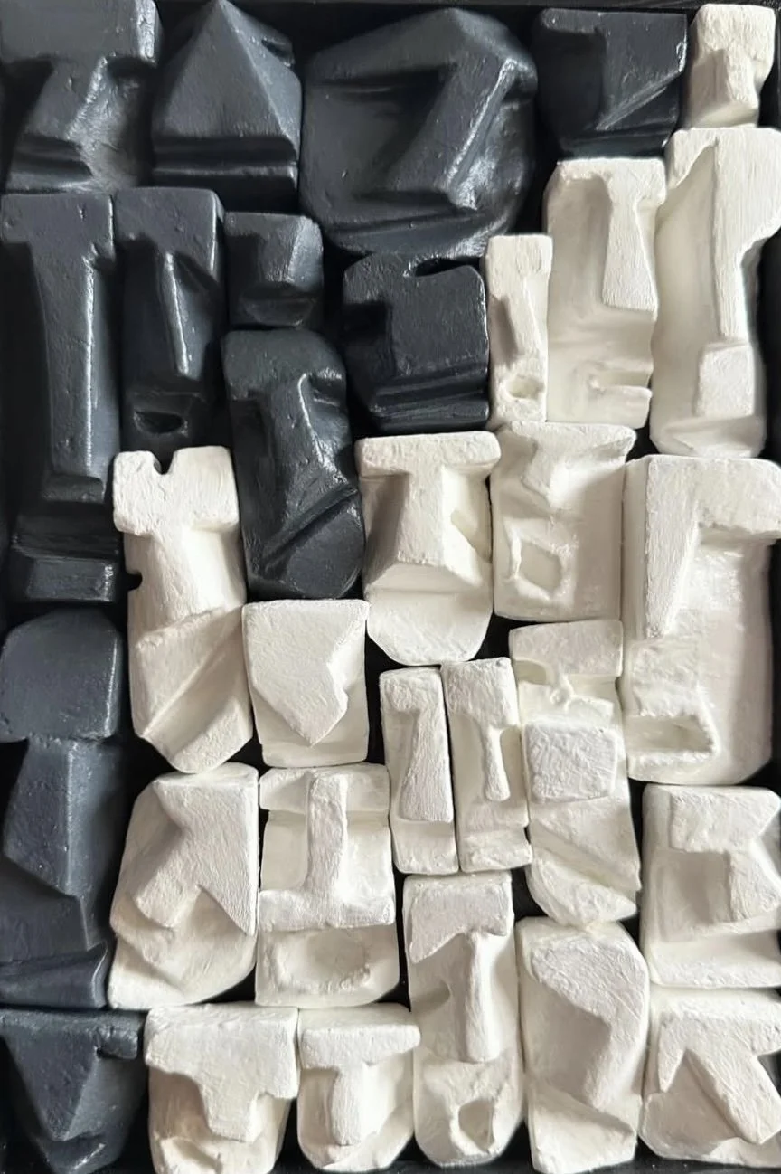 WHY No. 3, 12 x 9 inch, mixed media