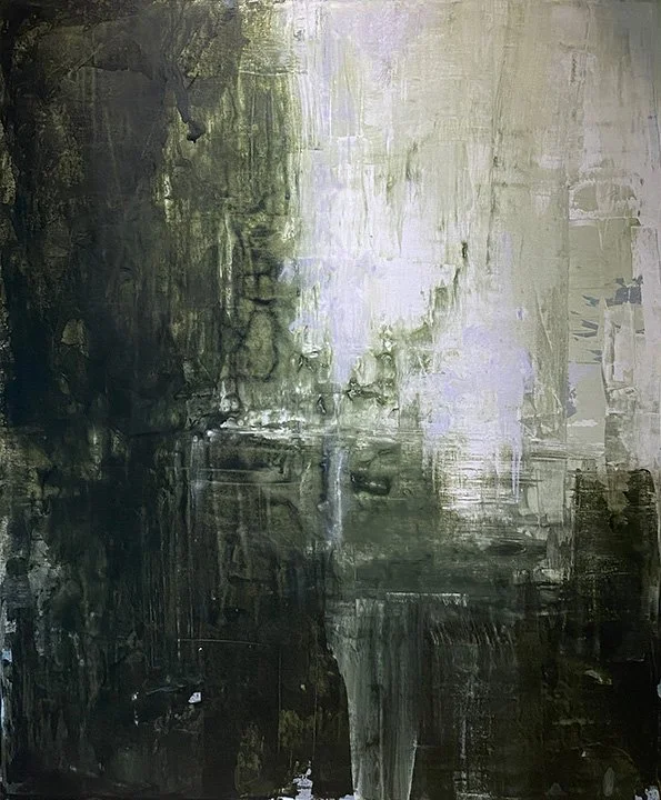 MEMORIES OF AUDUBON, 58 x 48, mixed media on canvas