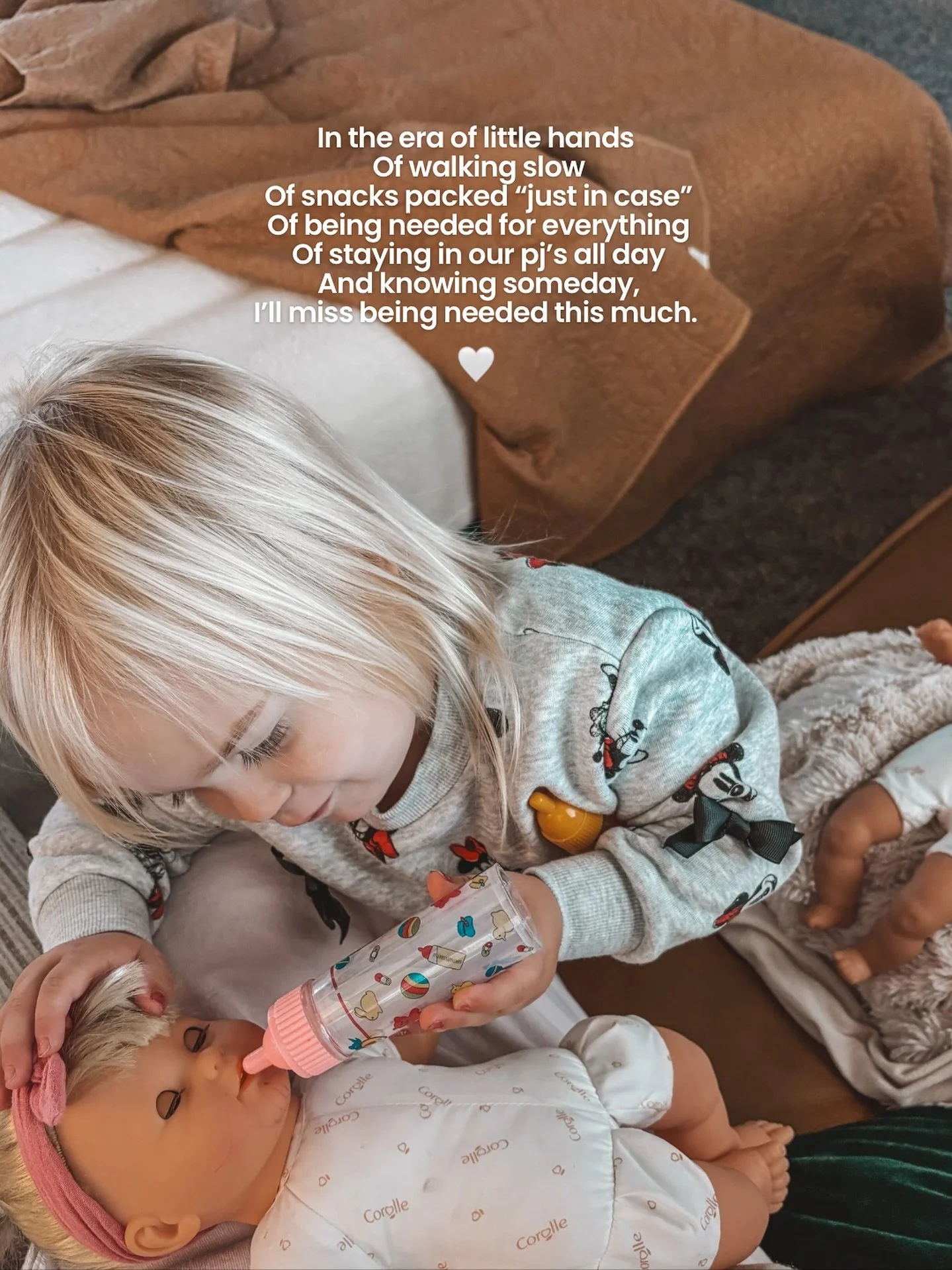 Earlier this week reminded me how quickly life makes you slow down.

Everything else&hellip; the work, the laundry, the lists had to wait, even when part of me felt that familiar pull of falling behind.

She wasn&rsquo;t feeling her best, so home she