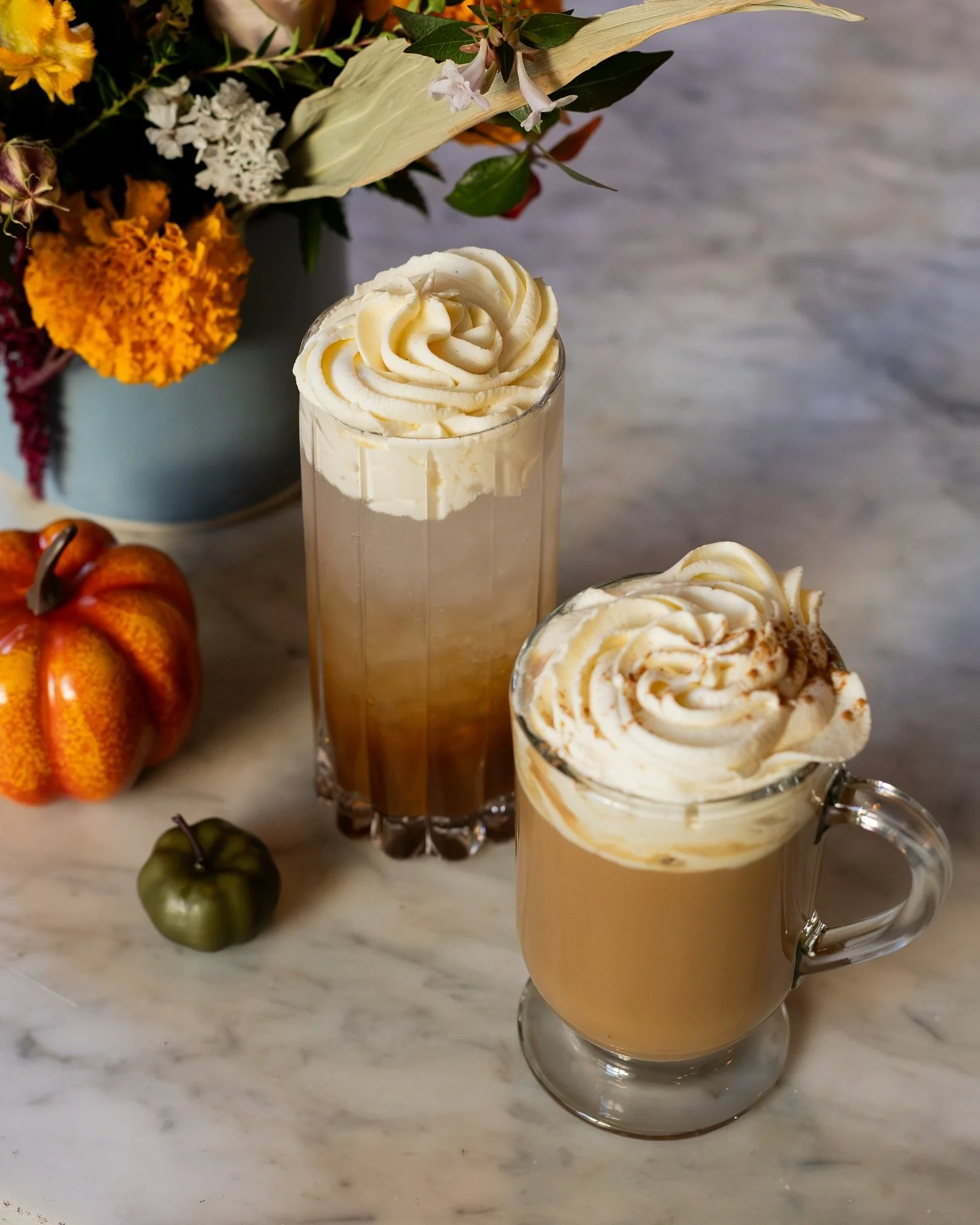 We&rsquo;ve got a few fall drinks to get you in the cozy spirit 🍁
⁠
Punkin&rsquo; Party⁠
Gosling&rsquo;s dark rum, house-made pumpkin syrup, hot coffee, half &amp; half, and whipped cream on top.⁠
⁠
Pumpkin Soda (NA)⁠
Pumpkin syrup, soda, and whippe
