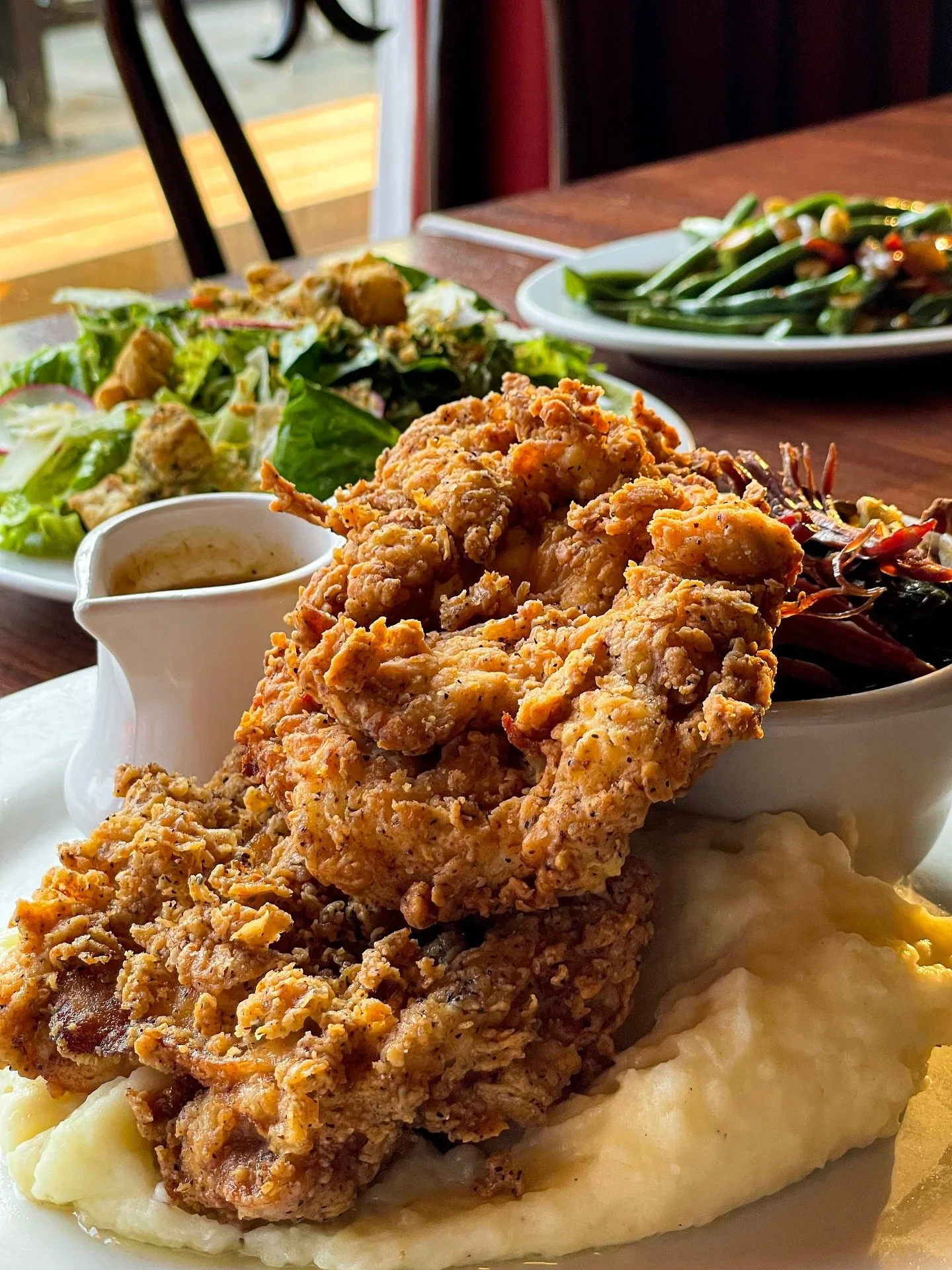Heading to @portlandcenterstage this fall for a show? 🍂 Stop by our Pearl District location for a special theater menu and still make it to the show on time. Reserve your table through the link in our bio!⁠
⁠
#screendoorpdx #pdxfood #portlandfood #t