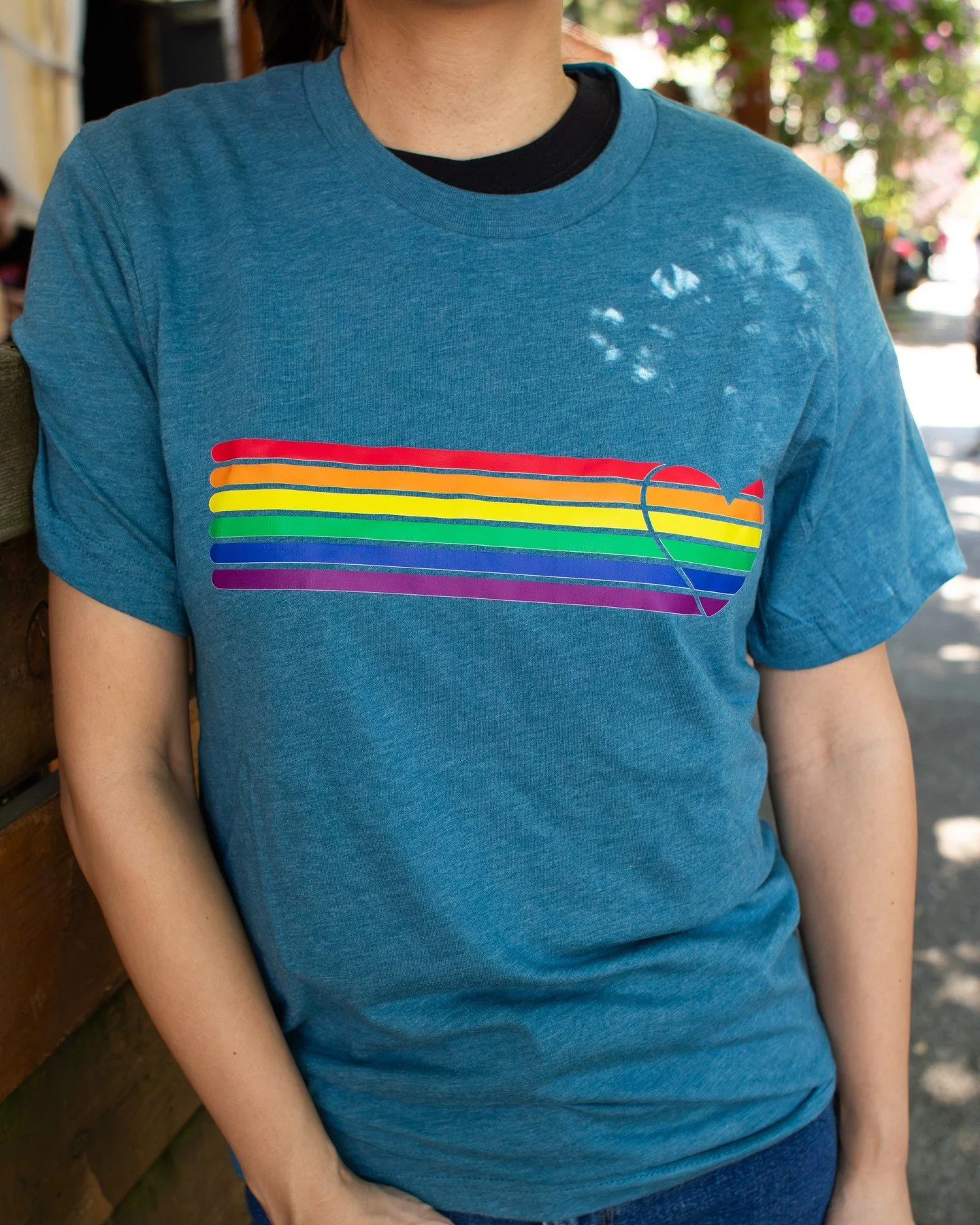 Our Pride tees are available year-round, and every dollar goes directly to @newavenues&rsquo; SMYRC program (@smyrcpdx), supporting LGBTQIA+ youth here in Portland with safe spaces, counseling, and community.⁠
⁠
Pick one up at either location or orde