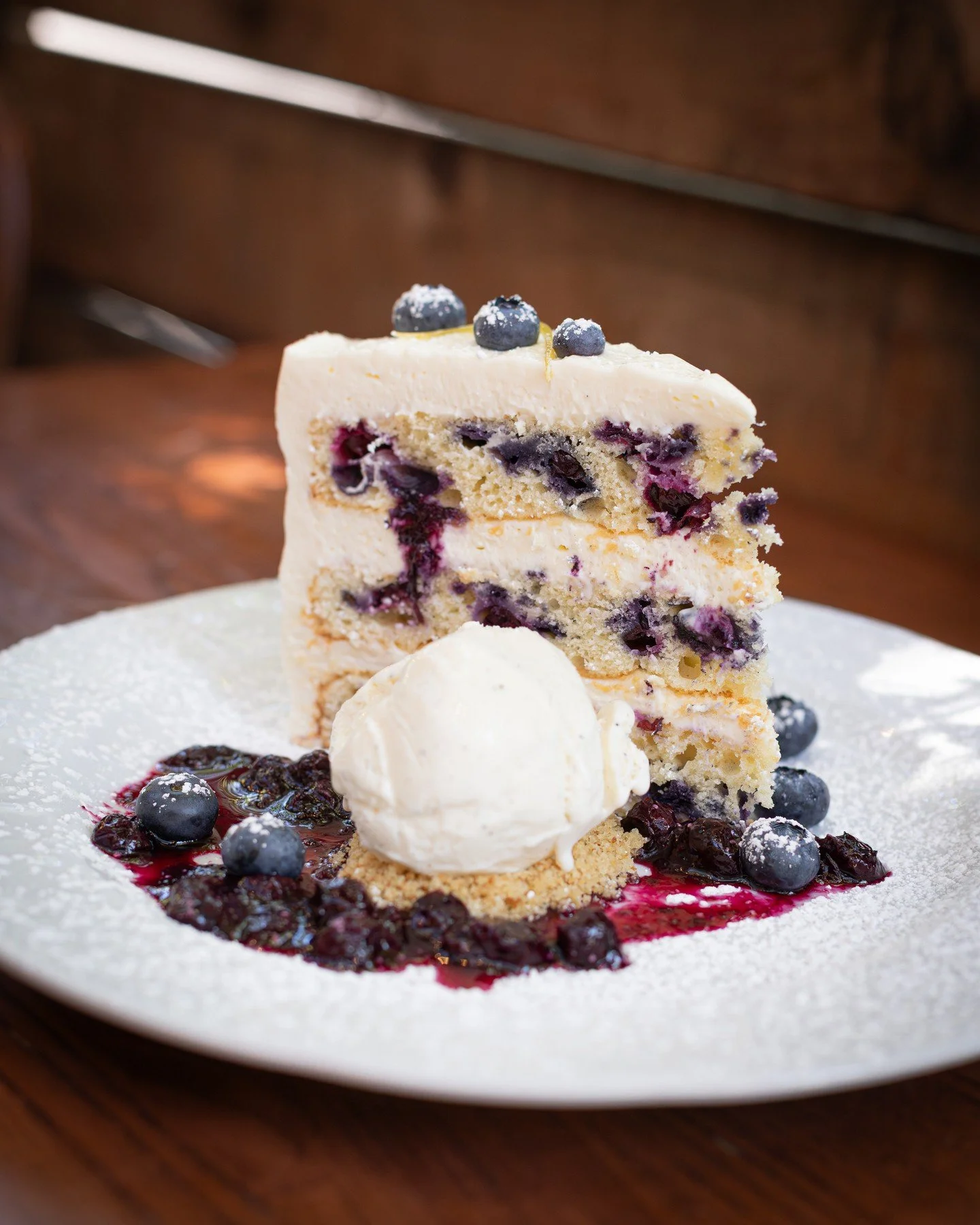 We know you've been waiting for this one, and it's finally back! The return of the ✨ Cliff Cake ✨ means summer has officially arrived.⁠
⁠
Named after one of our regulars, Cliff, who never settles for just one slice, this Lemon Blueberry Layer Cake ha