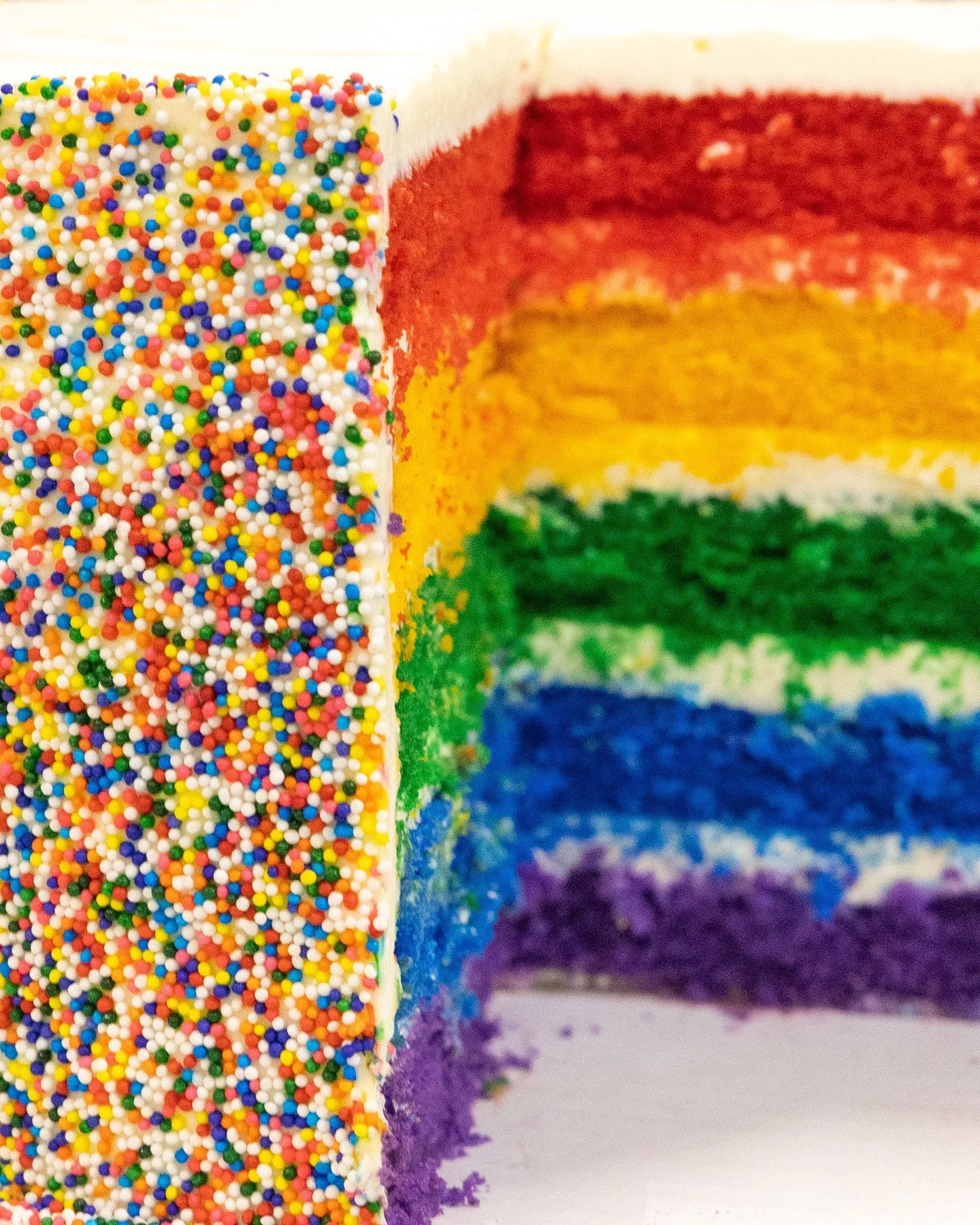 Last call to place your 🌈 Rainbow Cake 🌈 orders! ⁠
⁠
Don&rsquo;t miss your chance to bring one to your Portland Pride weekend festivities. Link in bio to pre-order your whole cake.⁠
⁠
#screendoorpdx #pdxfood #portlandfood #portlandpride