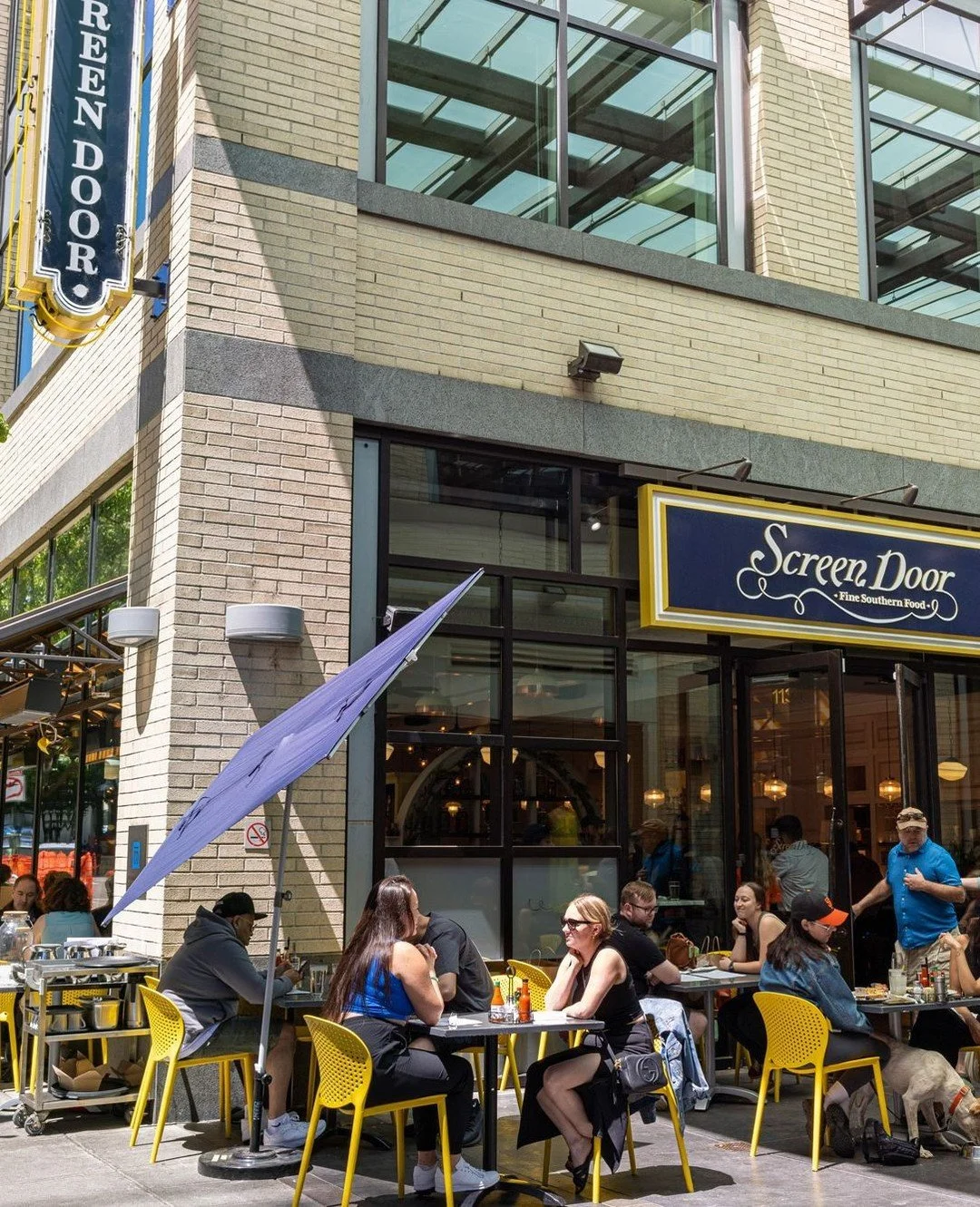 Summer Fridays ☀️ deserve their own kind of celebration. Patio&rsquo;s open and the kitchen&rsquo;s rolling out all your favorites. Pull up a chair and spend a little time with us today.⁠
⁠
#screendoorpdx #pdxfood #portlandfood