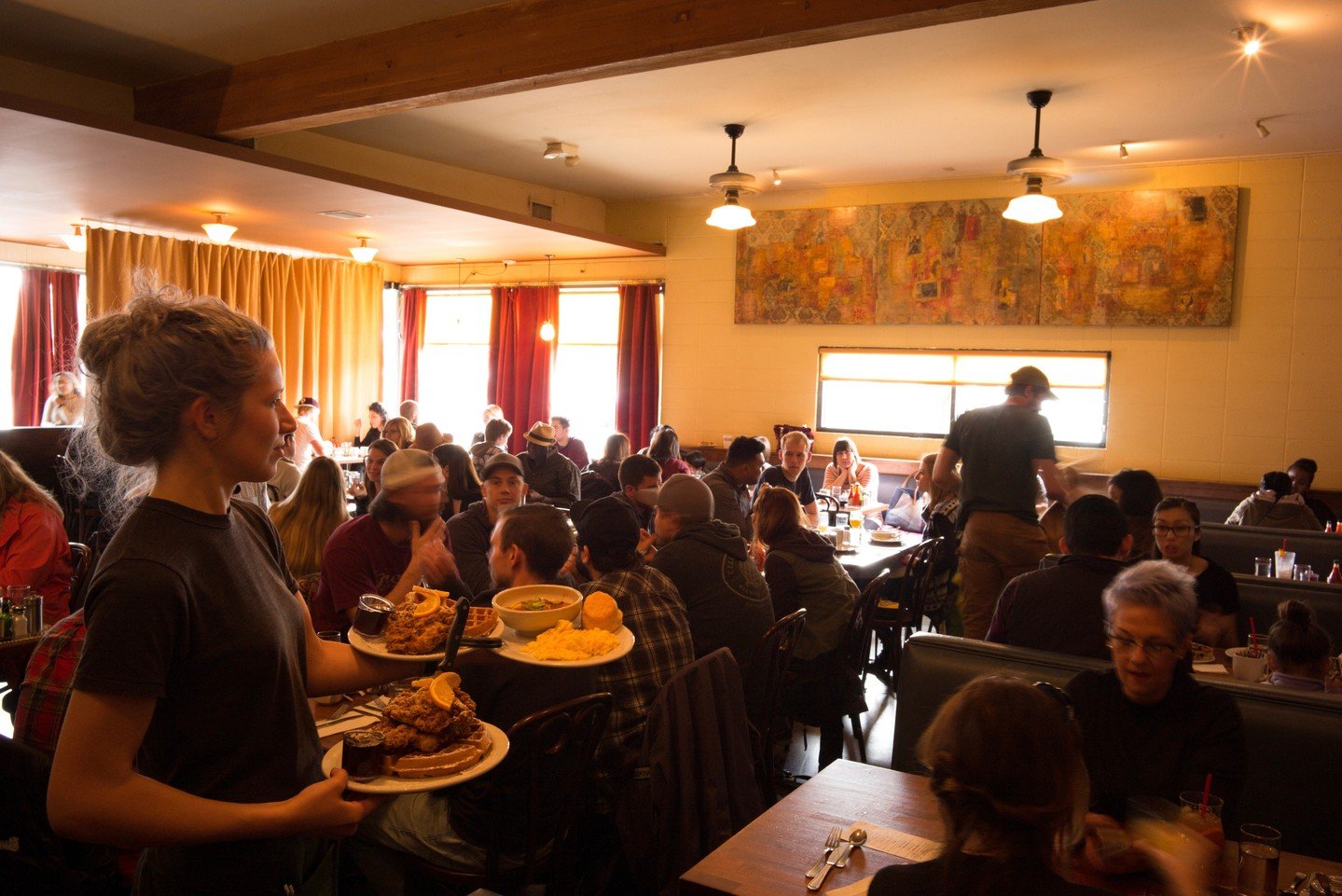 Leave dinner to us this weekend. ✨ Round up your crew or snag a seat for a solo evening. Order something refreshing from the bar, and we'll take care of the rest.⁠
⁠
#screendoorpdx #pdxfood #portlandfood