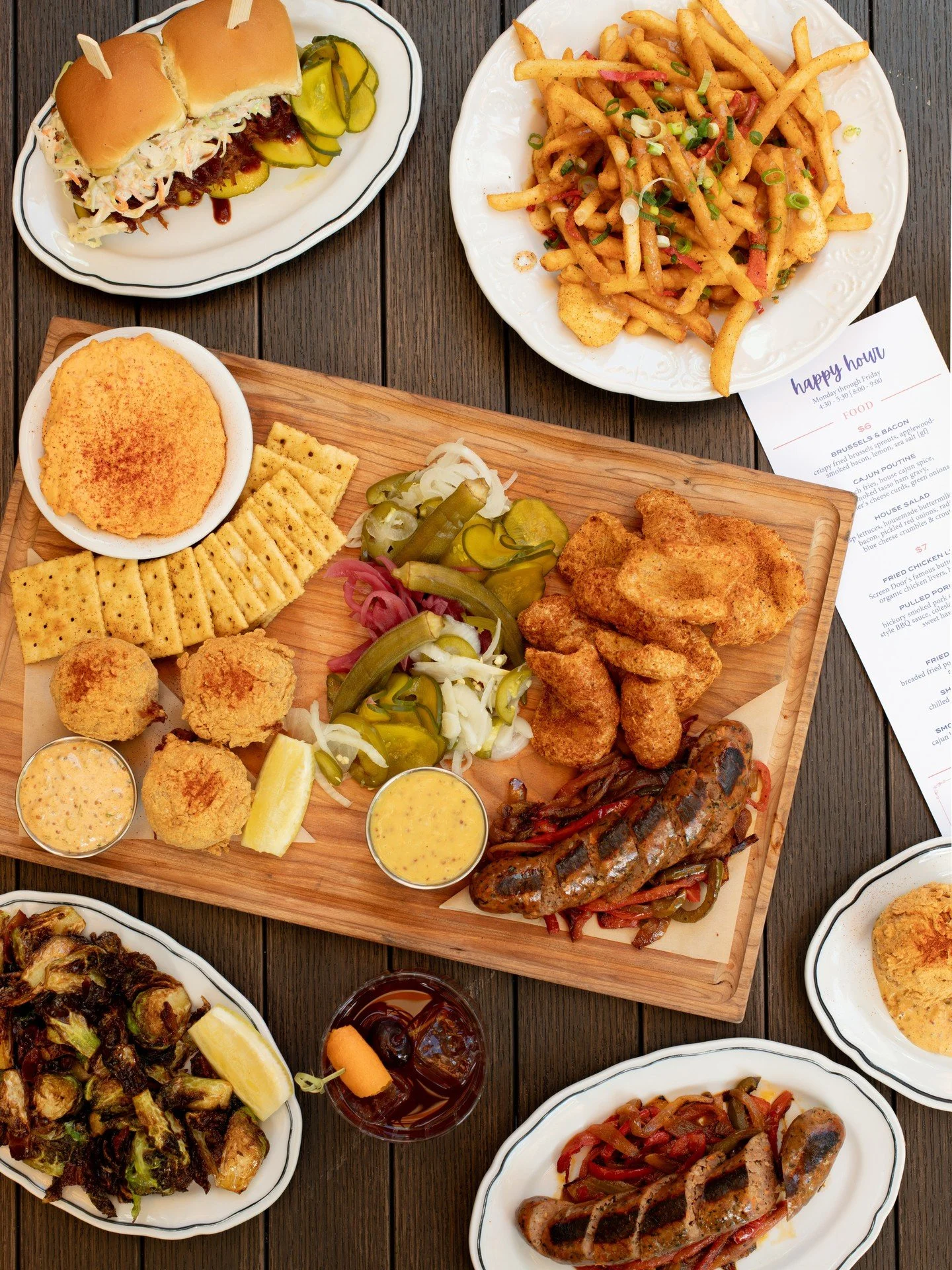 Round up your favorite people and join us for Happy Hour. ✨ ⁠
⁠
Stop by during the first hour of service from 4:30&ndash;5:30pm or the last hour from 8-9:30pm tonight. At our Pearl District location, we recommend the Appetizer Platter for sharing. At