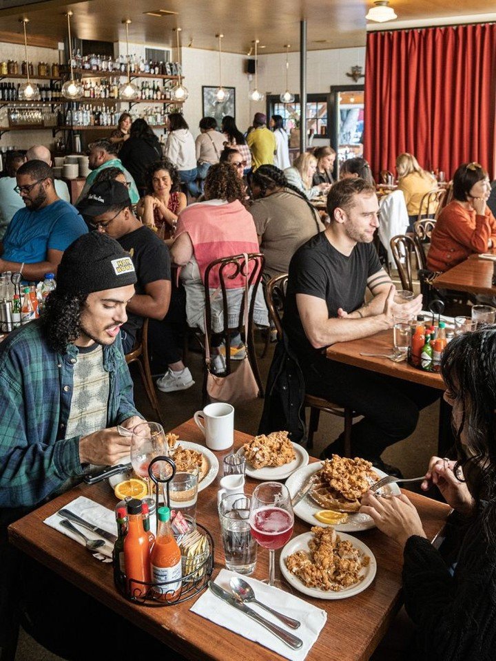 Sundays are better around the table with your favorite folks. ❤️ Grab your crew and share a few favorites. Walk-ins encouraged, or make a reservation on OpenTable at the link in bio.⁠
⁠
#screendoorpdx #pdxfood #portlandfood