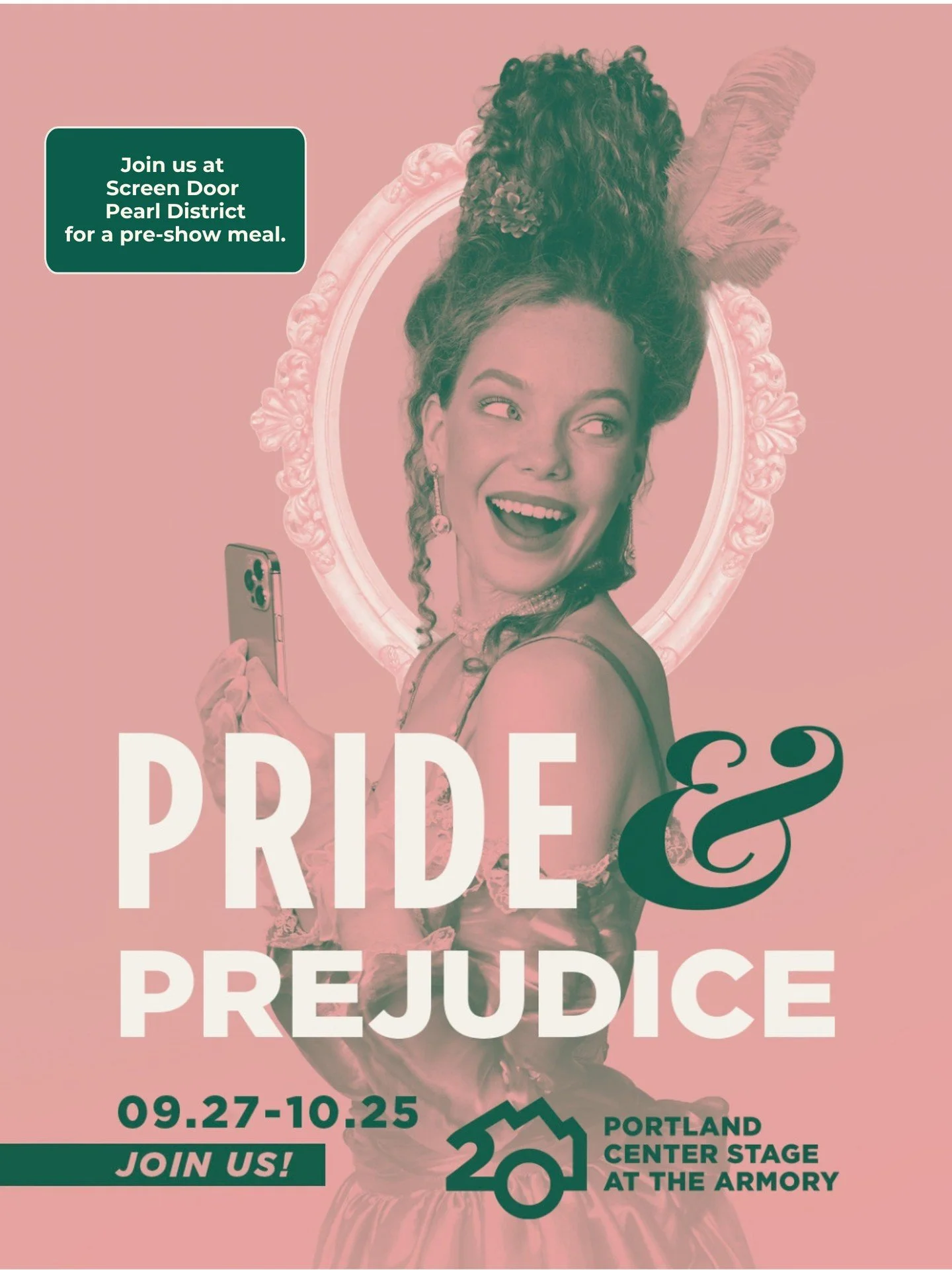 Pride and Prejudice opens at @portlandcenterstage this Sunday 9/27, with our new Theatre Menu to go along with it! 🎭⁠
⁠
Stop by our Pearl District location before the show for a pre-theatre dinner designed to get you to your seats with time to spare