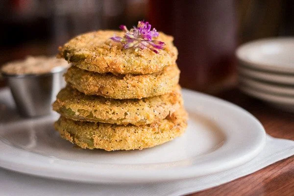 Last call for our Fried Green Tomatoes. Don&rsquo;t wait too long&hellip; come in tonight and grab a plate for yourself, or a couple for the table to share. ⁠
⁠
#screendoorpdx #pdxfood #portlandfood #travelportland #exploreportland