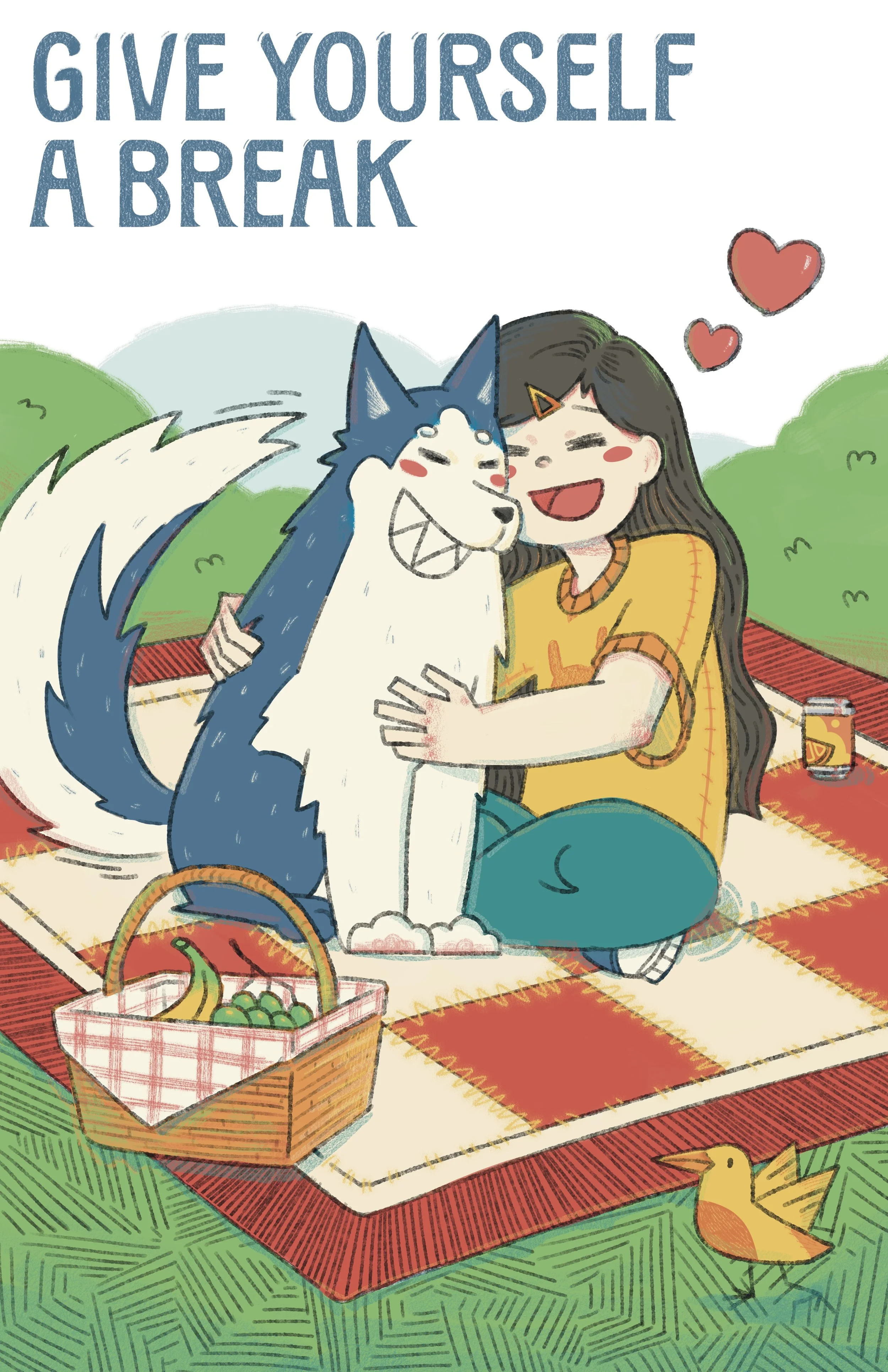 Poster series of selfcare.