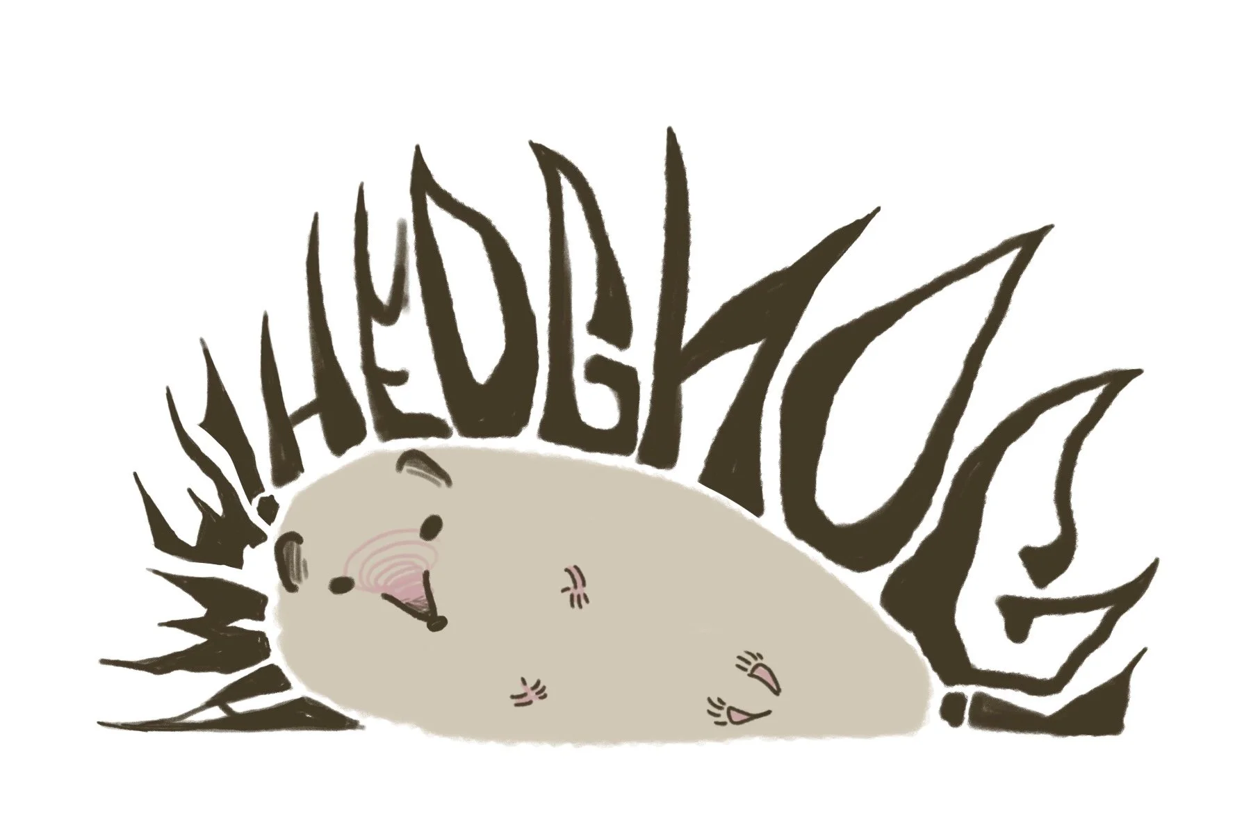 'HEDGEHOG' in stylized letters.