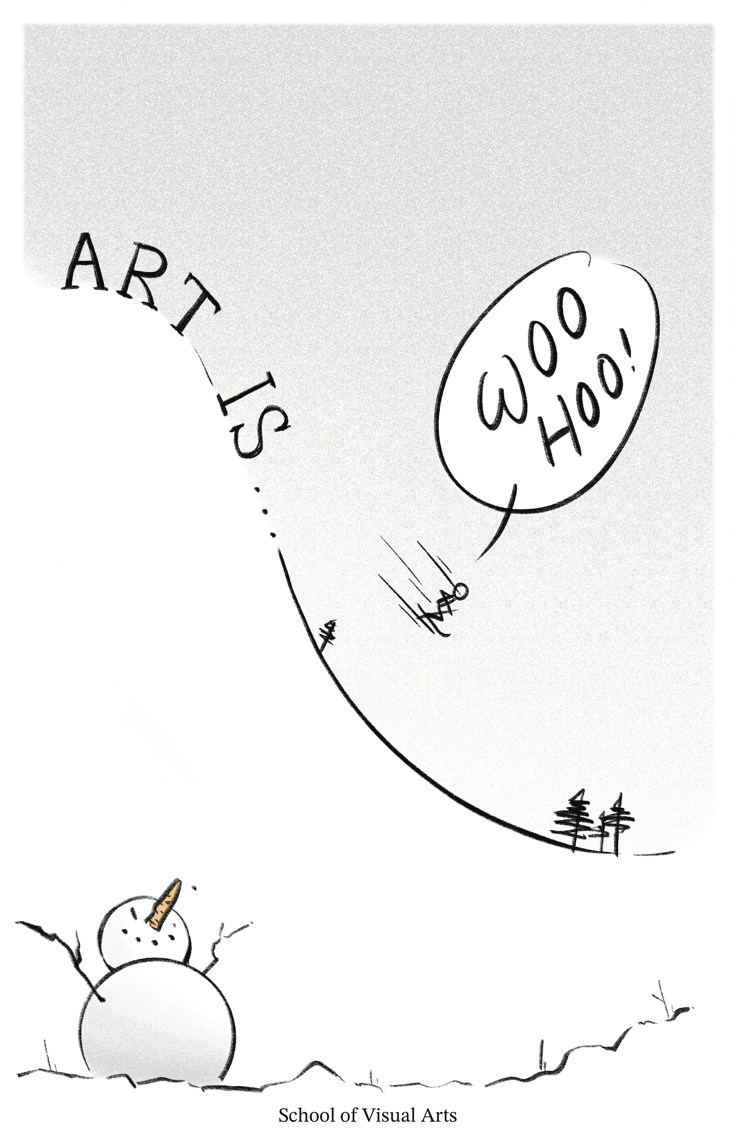 Mock-up of SVA Subway Posters.